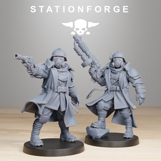 GrimGuard Scorchers Officers (x2) - TTRPG - Wargaming - Grimdark