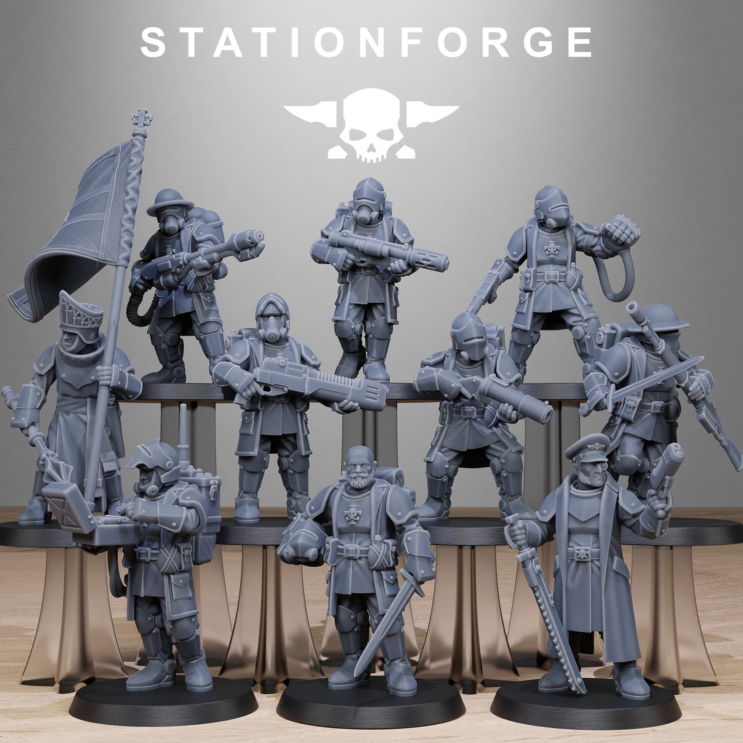 RoyalGuard Enforcers (x10) -TTRPG - Wargaming - Grimdark