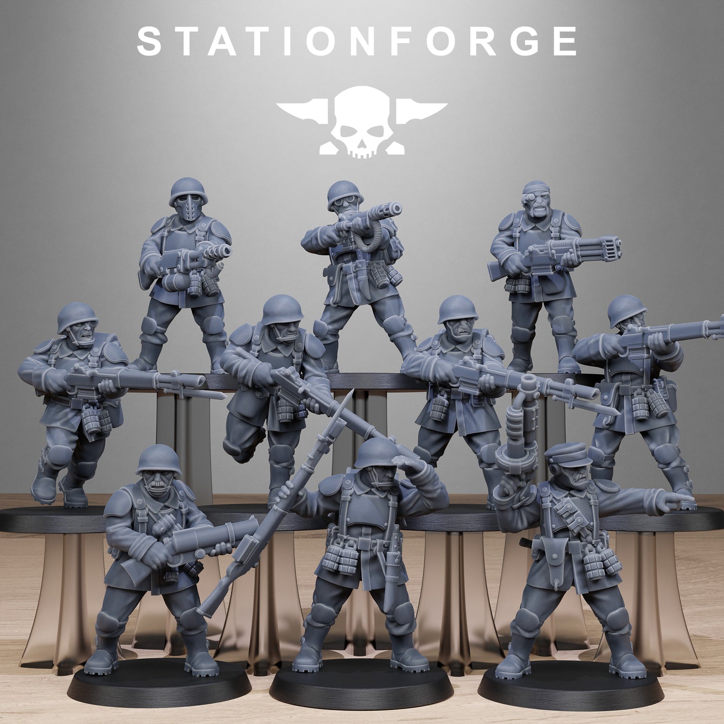 FreeGuard Infantry (x10) - TTRPG - Wargaming - Grimdark