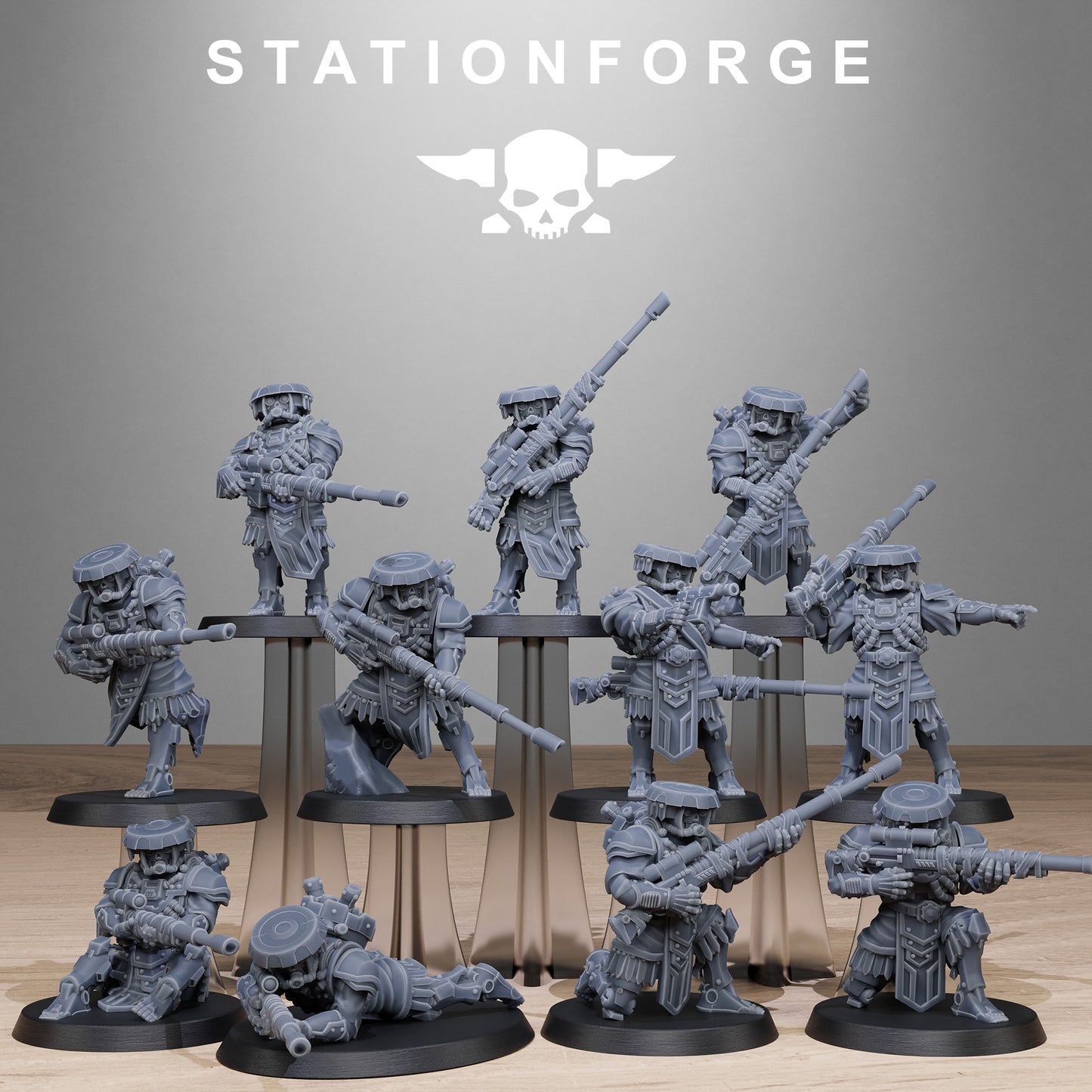 Scavenger Snipers (x11) - TTRPG - Wargaming - Grimdark
