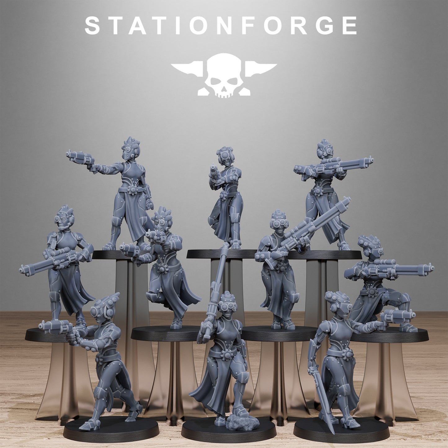 Scavenger Sisters Infantry (x10) - TTRPG - Wargaming - Grimdark