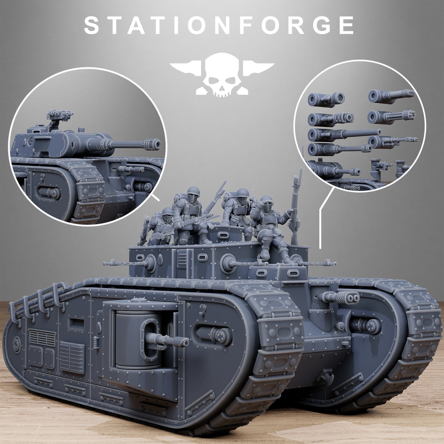 FreeGuard Heavy Tank - TTRPG - Wargaming - Grimdark