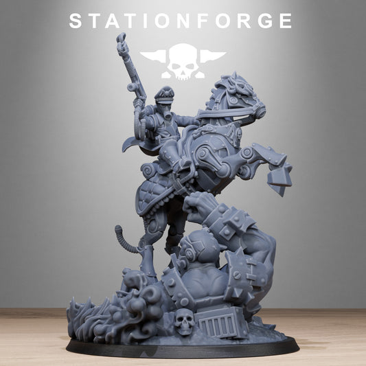 GrimGuard Officer Horseman - TTRPG - Wargaming - Grimdark