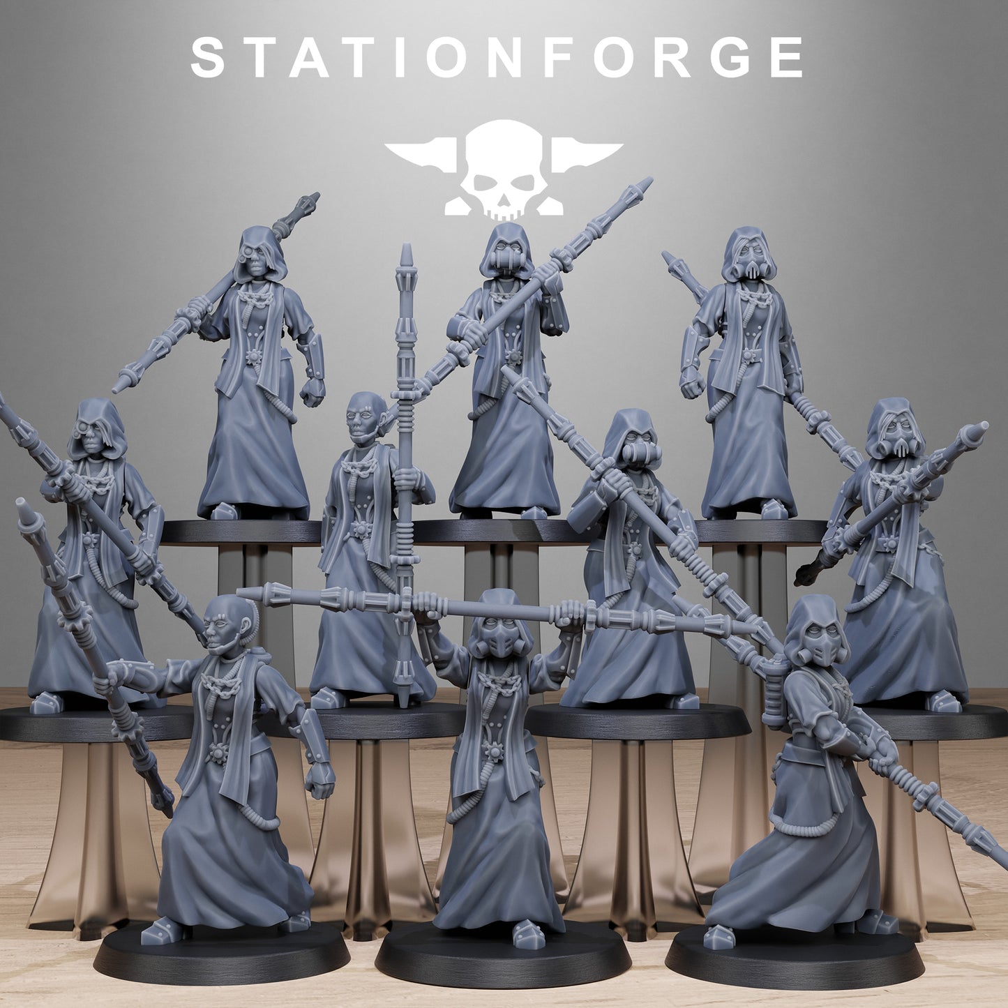 Scavenger Sister Priests (x10) - TTRPG - Wargaming - Grimdark