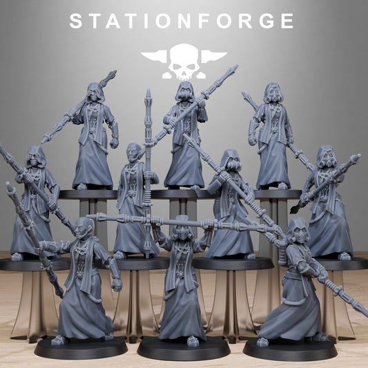 Scavenger Sister Priests (x10) - TTRPG - Wargaming - Grimdark