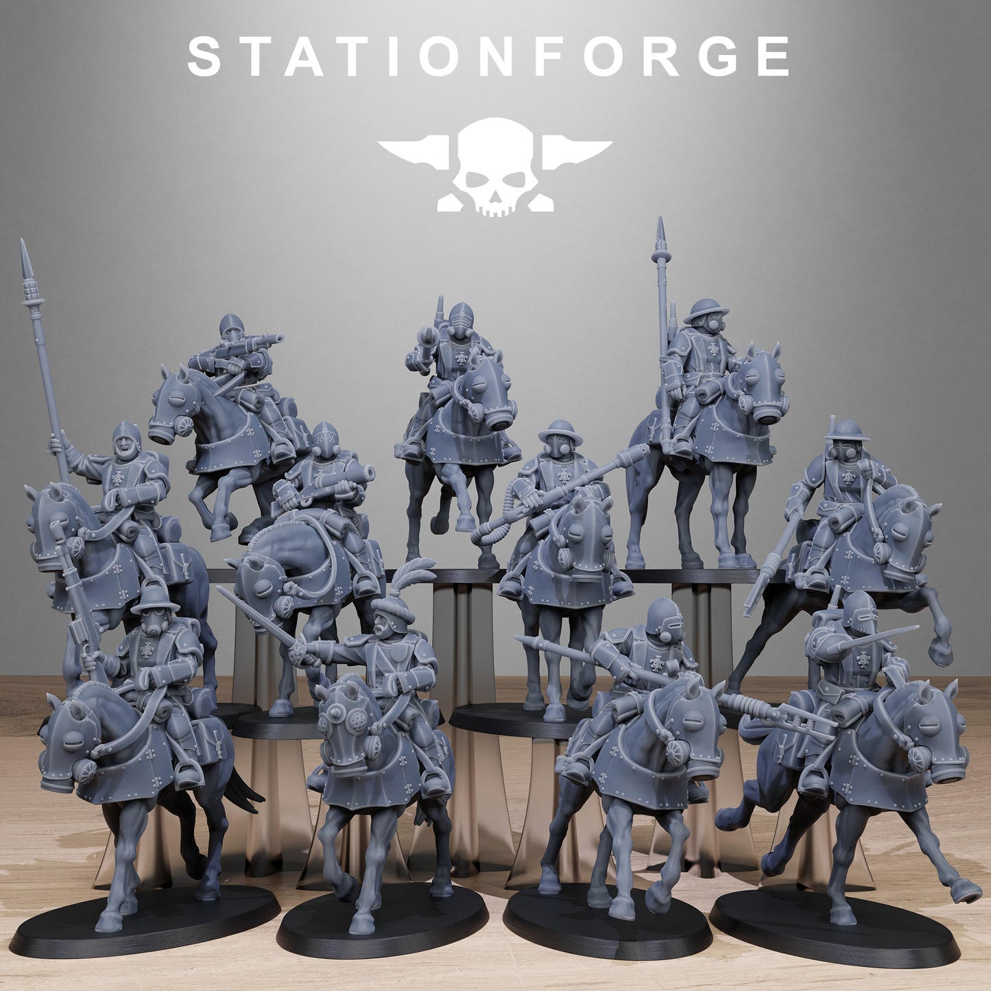 RoyalGuard Cavalry (x11) - TTRPG - Wargaming - Grimdark