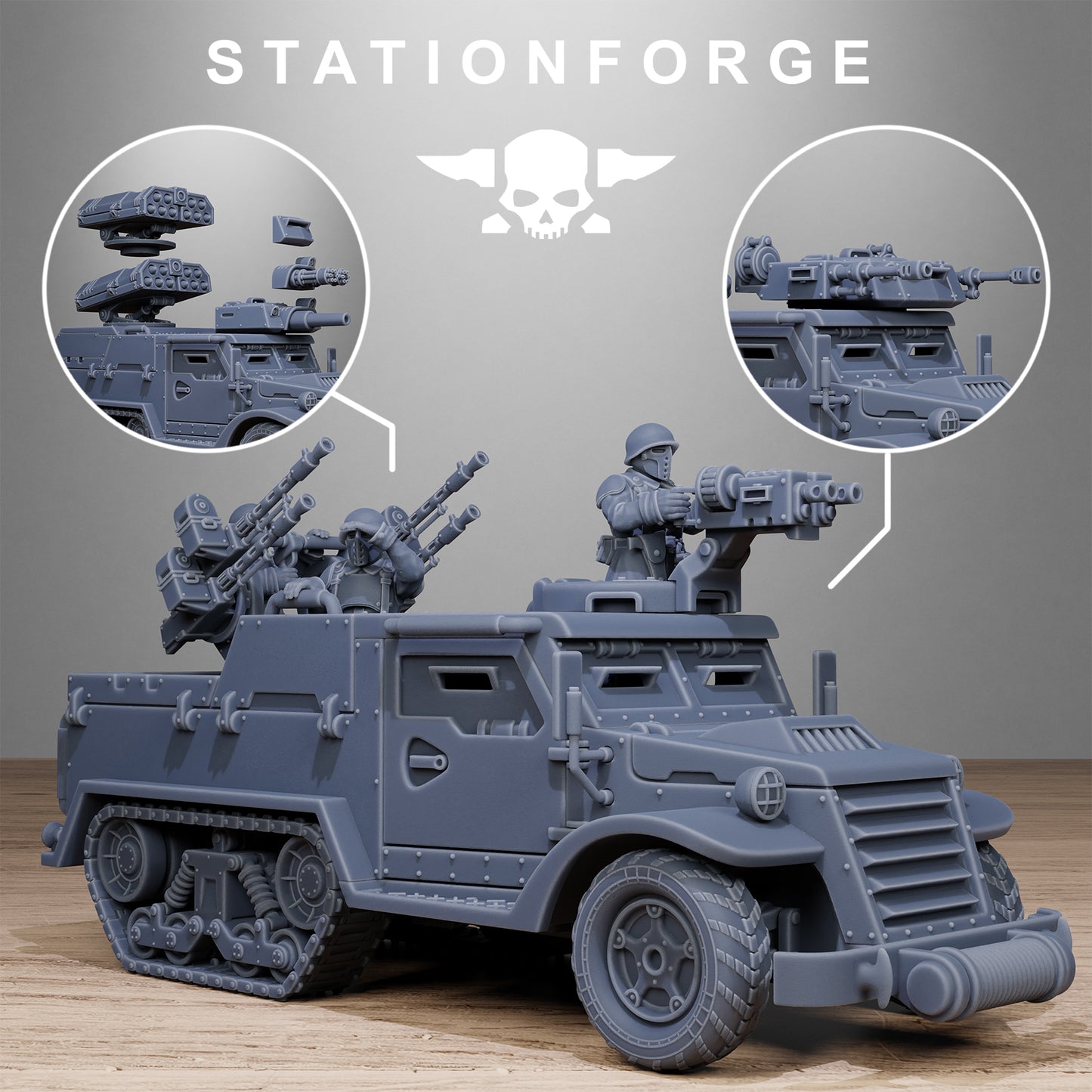FreeGuard Half Track - TTRPG - Wargaming - Grimdark