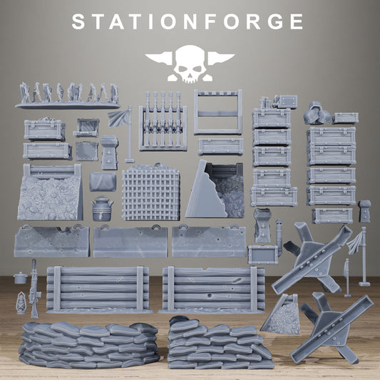 GrimGuard War Terrain Bits - Scatter Terrain - TTRPG - Wargaming - Grimdark
