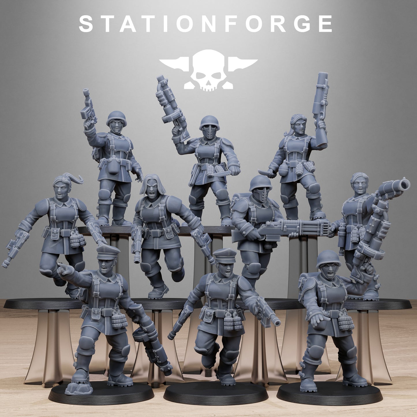 FreeGuard Sisters (x10) - TTRPG - Wargaming - Grimdark