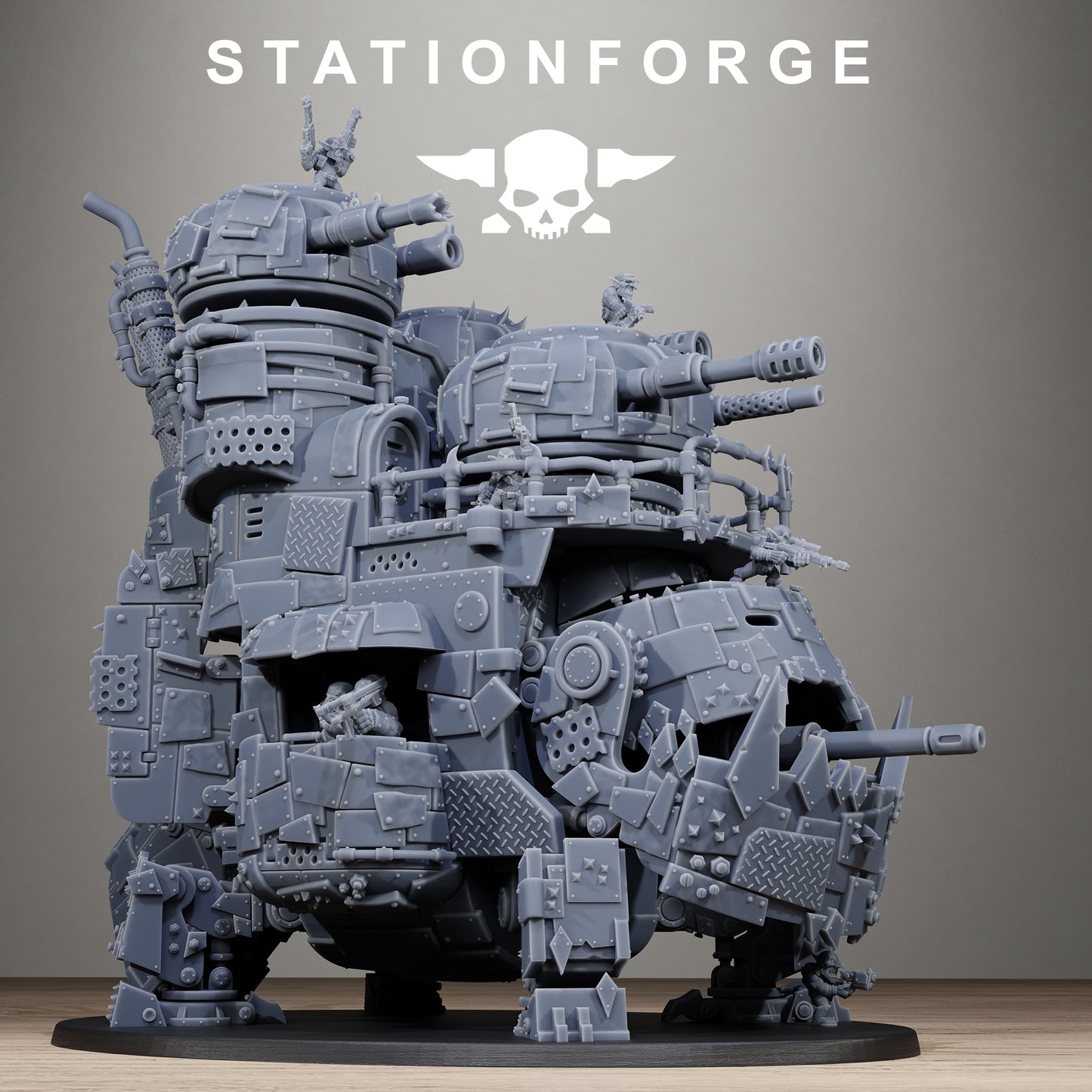 Orkaz Moving Castle - War Construct - TTRPG - Wargaming - Grimdark