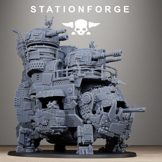 Orkaz Moving Castle - War Construct - TTRPG - Wargaming - Grimdark