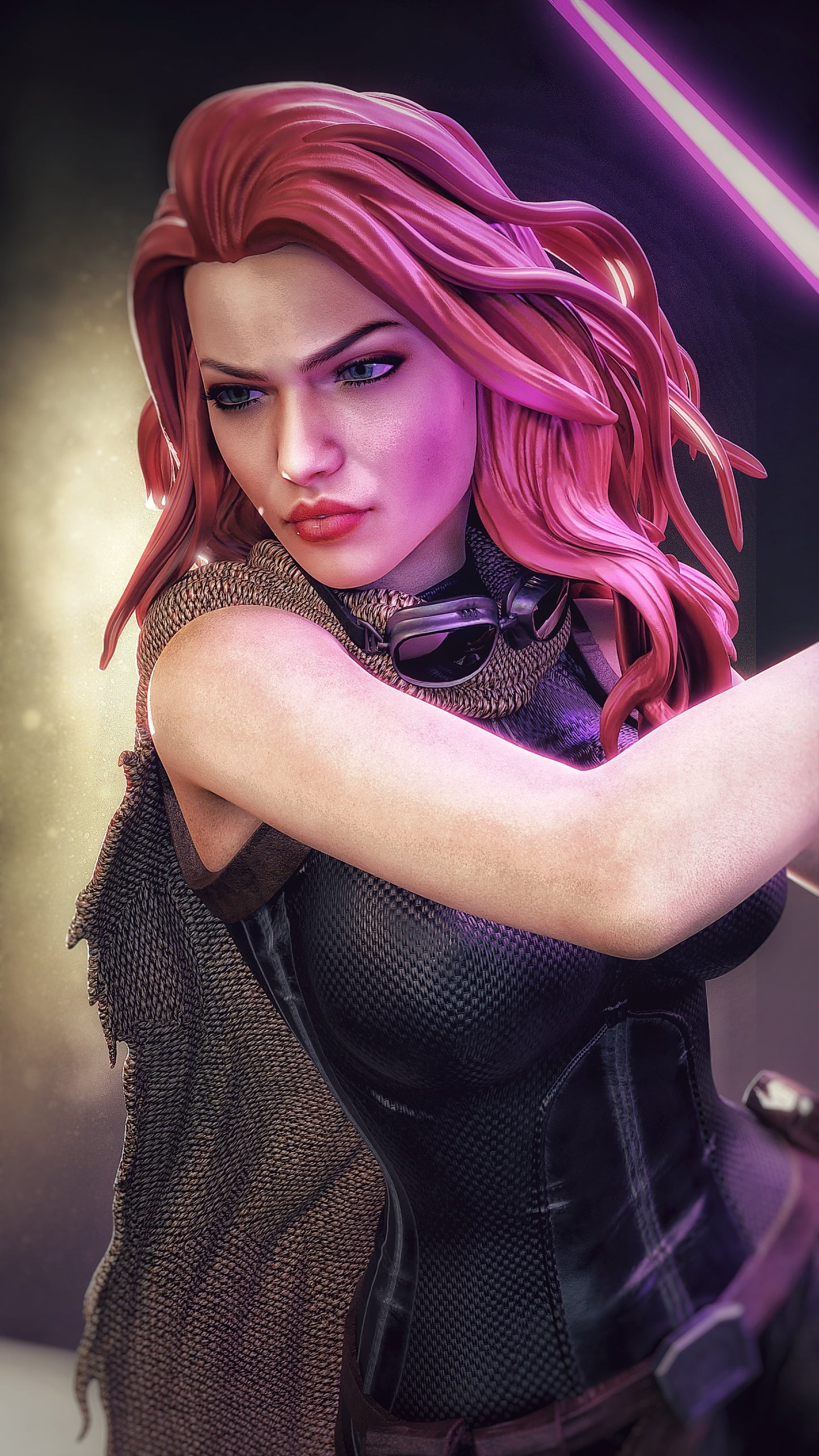 Mara Jade Sculpture (75mm to 500mm) - Unassembled/Unpainted/3D Print