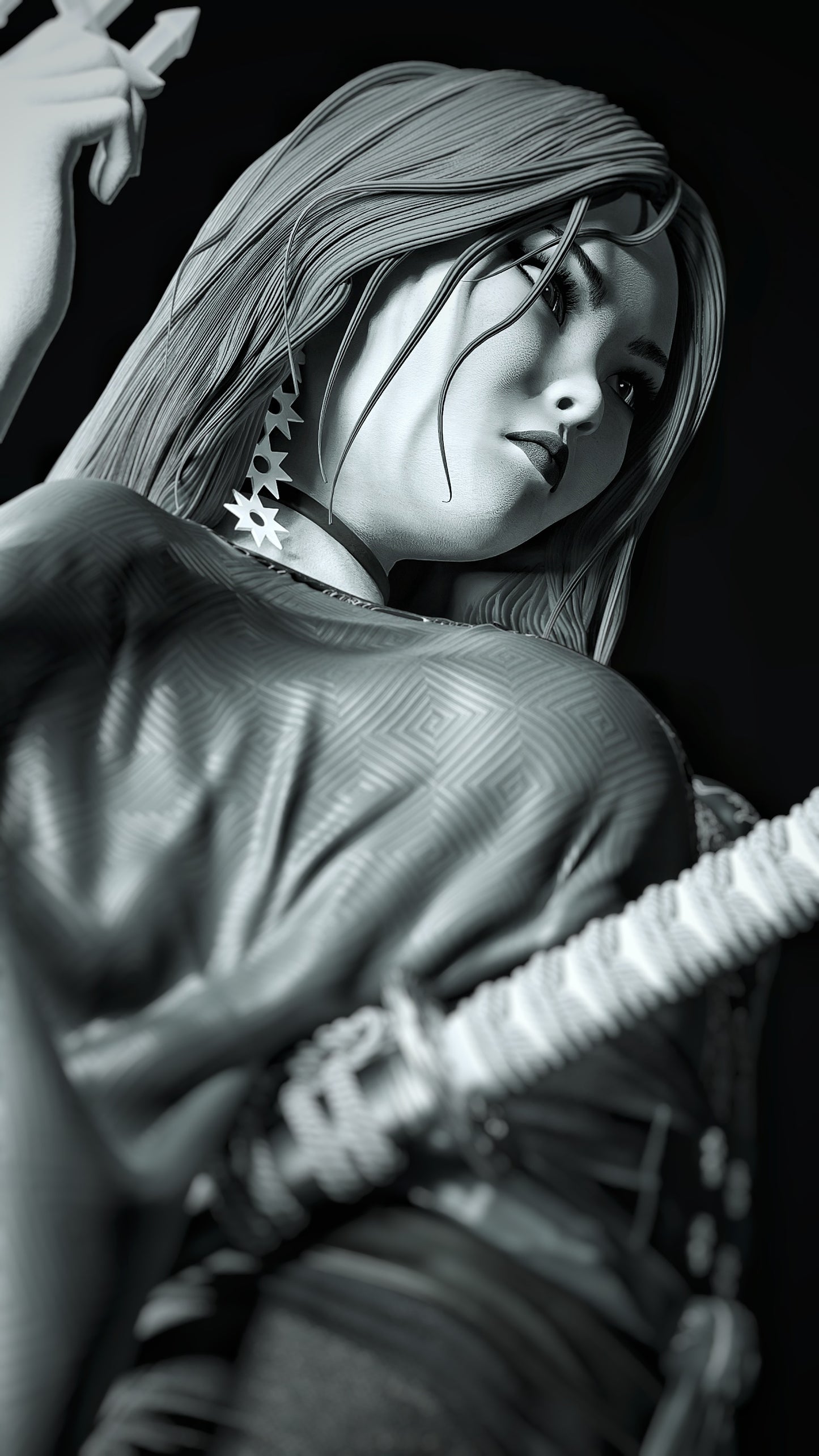 Sin CIty: Miho Sculpture (75mm to 500mm) - Unassembled/Unpainted/3D Print