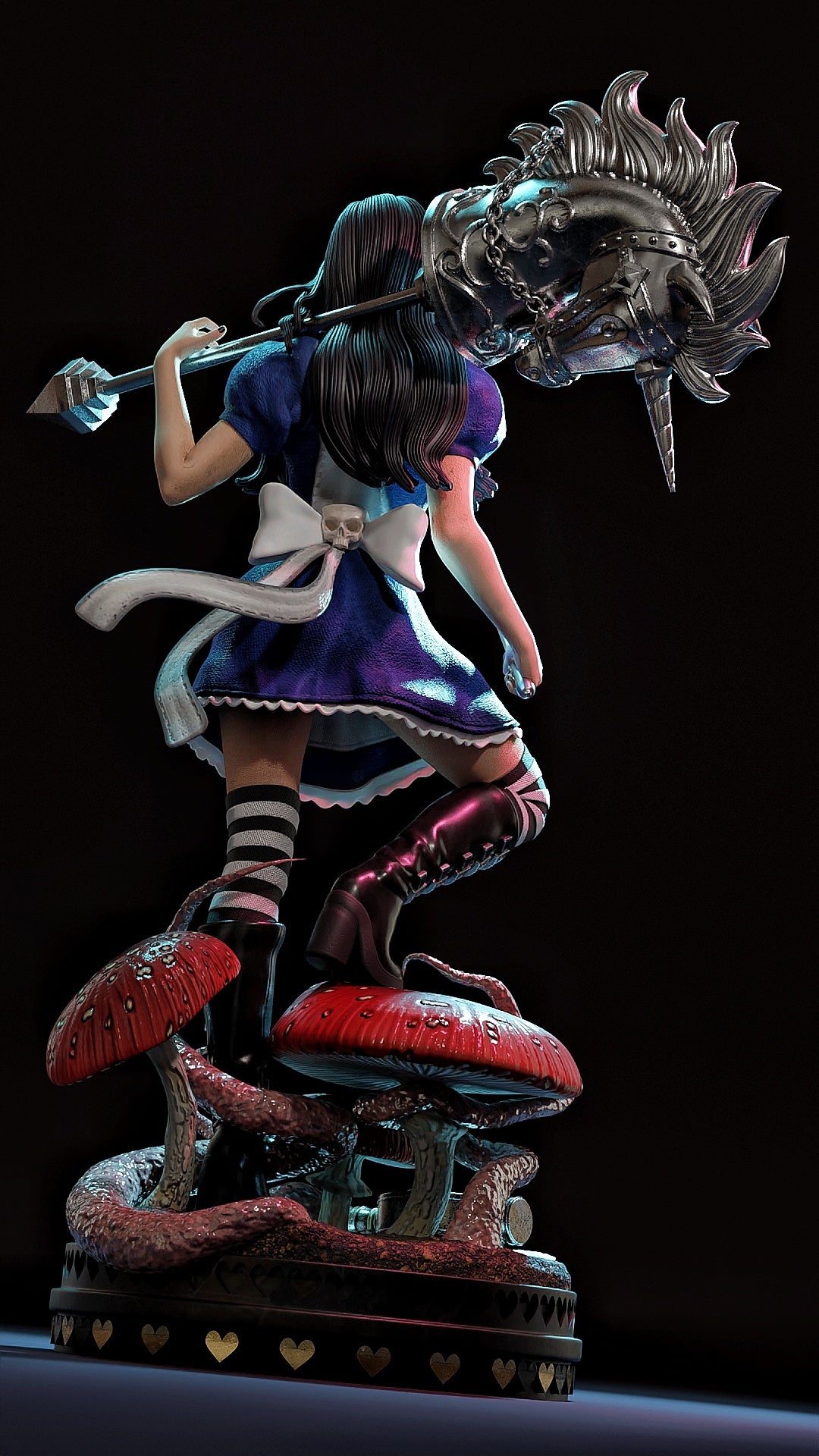 Miss McGee Sculpture (75mm to 500mm) - Unassembled/Unpainted/3D Print