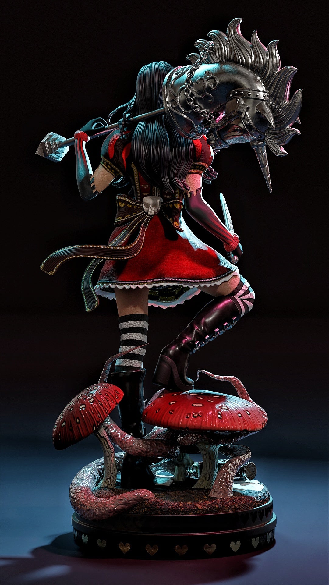 Miss McGee Sculpture (75mm to 500mm) - Unassembled/Unpainted/3D Print