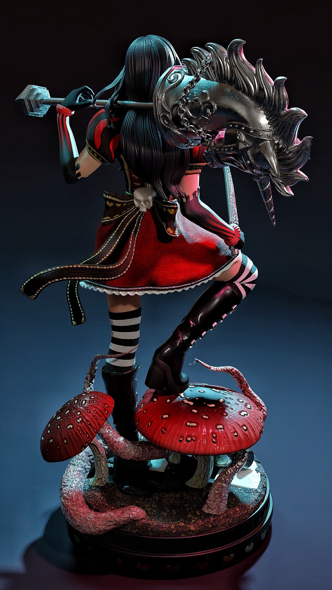 Miss McGee Sculpture (75mm to 500mm) - Unassembled/Unpainted/3D Print