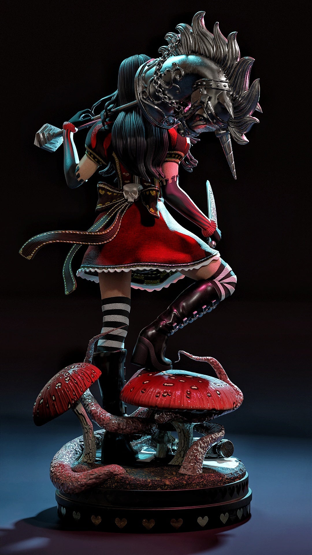 Miss McGee Sculpture (75mm to 500mm) - Unassembled/Unpainted/3D Print