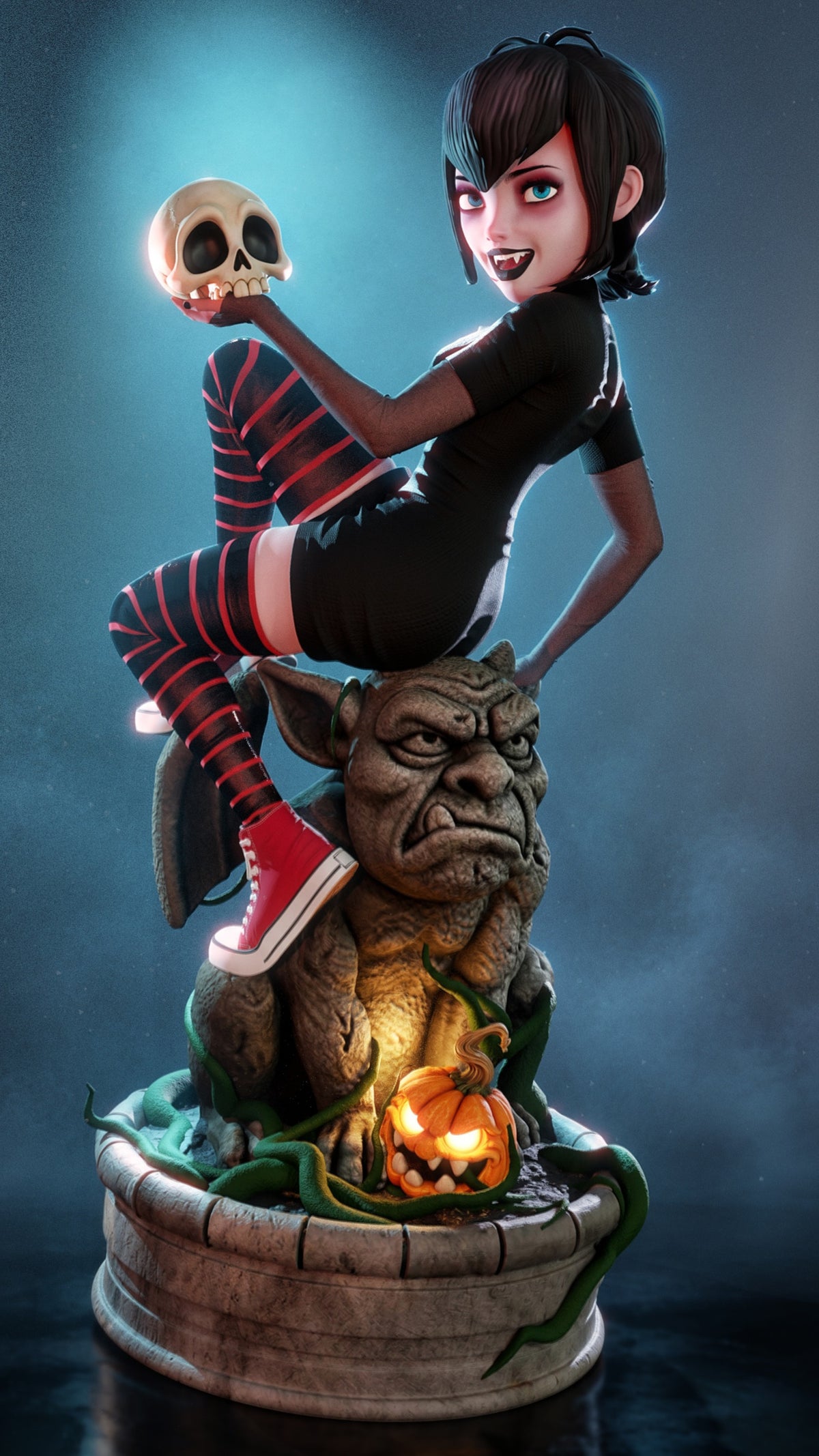 Mavis Sculpture (75mm to 500mm) - Unassembled/Unpainted/3D Print