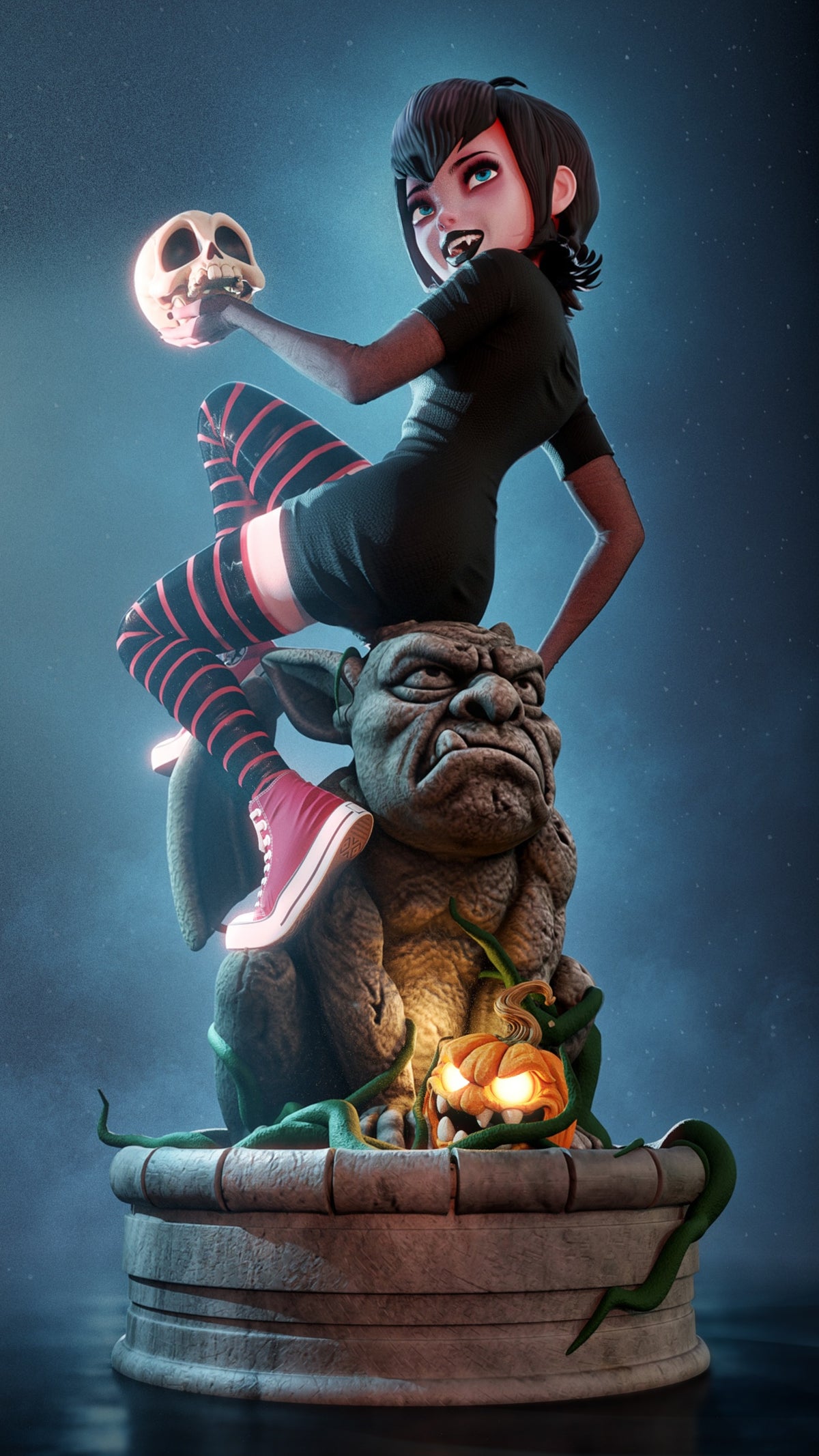 Mavis Sculpture (75mm to 500mm) - Unassembled/Unpainted/3D Print