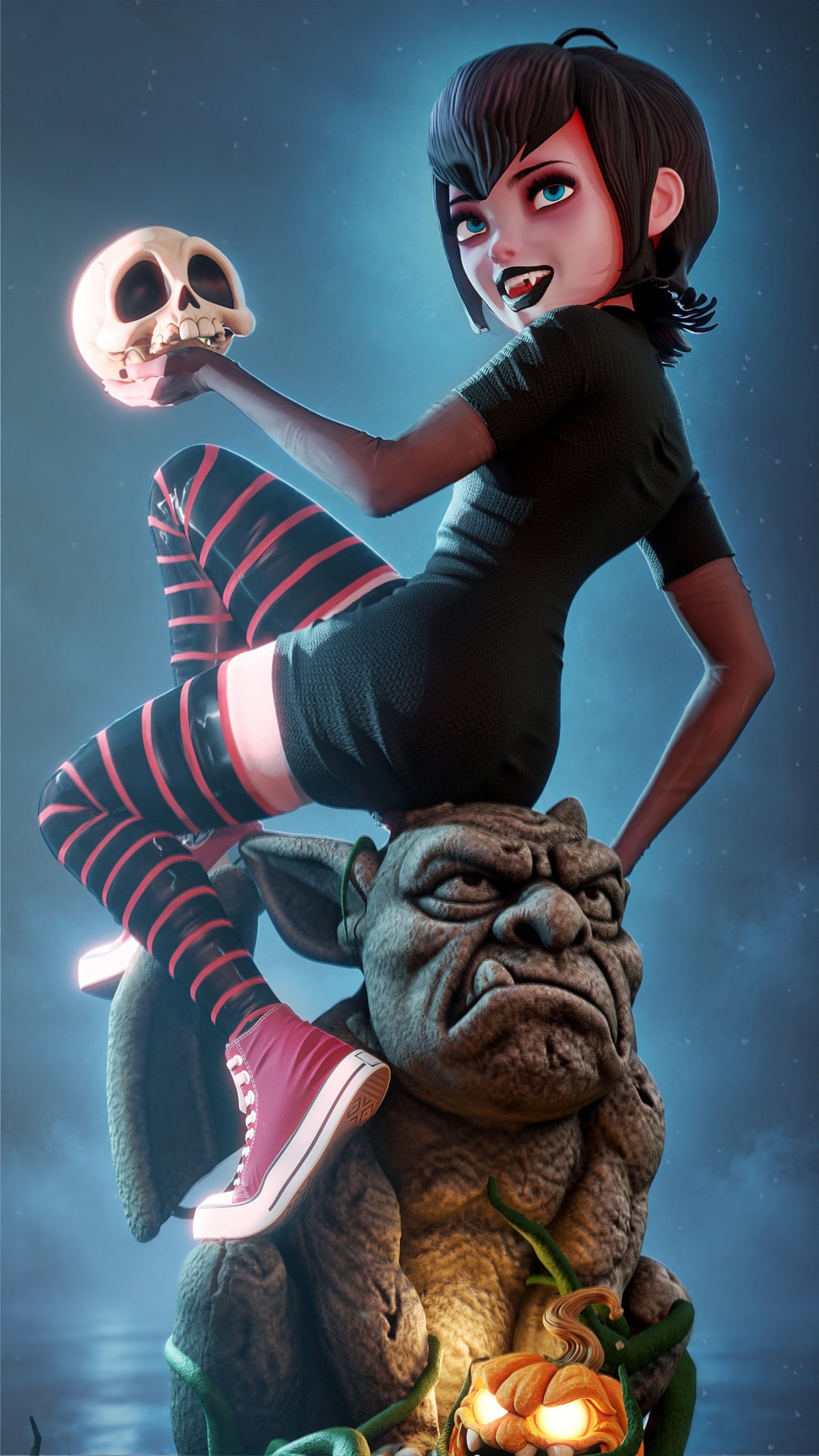 Mavis Sculpture (75mm to 500mm) - Unassembled/Unpainted/3D Print