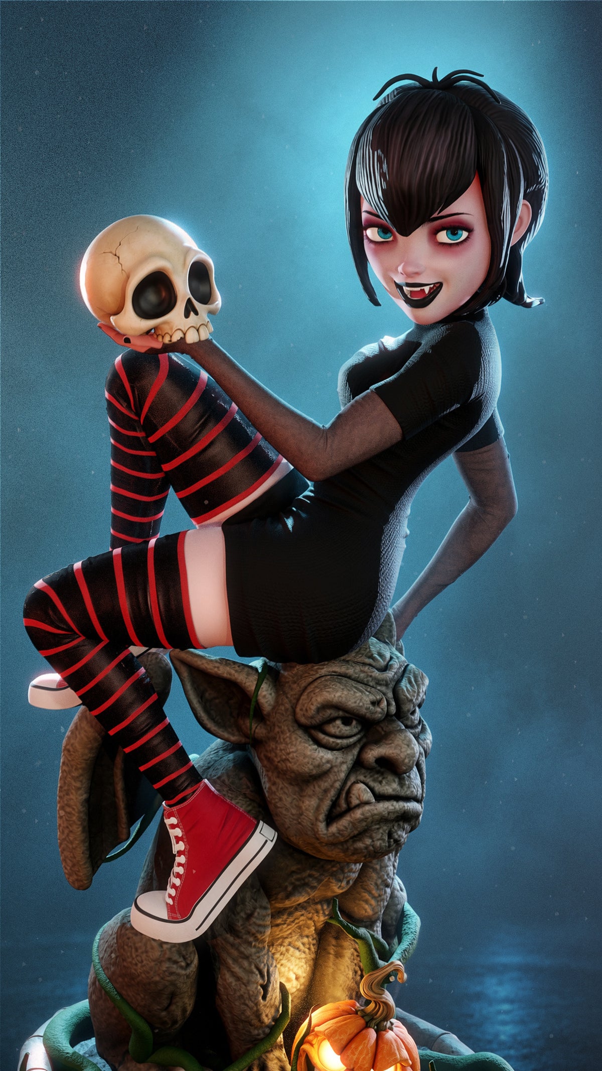 Mavis Sculpture (75mm to 500mm) - Unassembled/Unpainted/3D Print