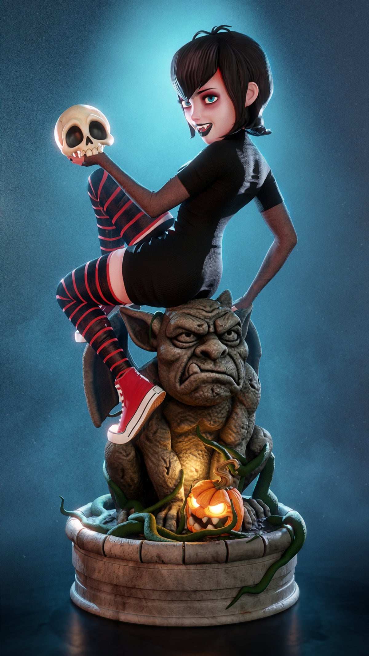 Mavis Sculpture (75mm to 500mm) - Unassembled/Unpainted/3D Print