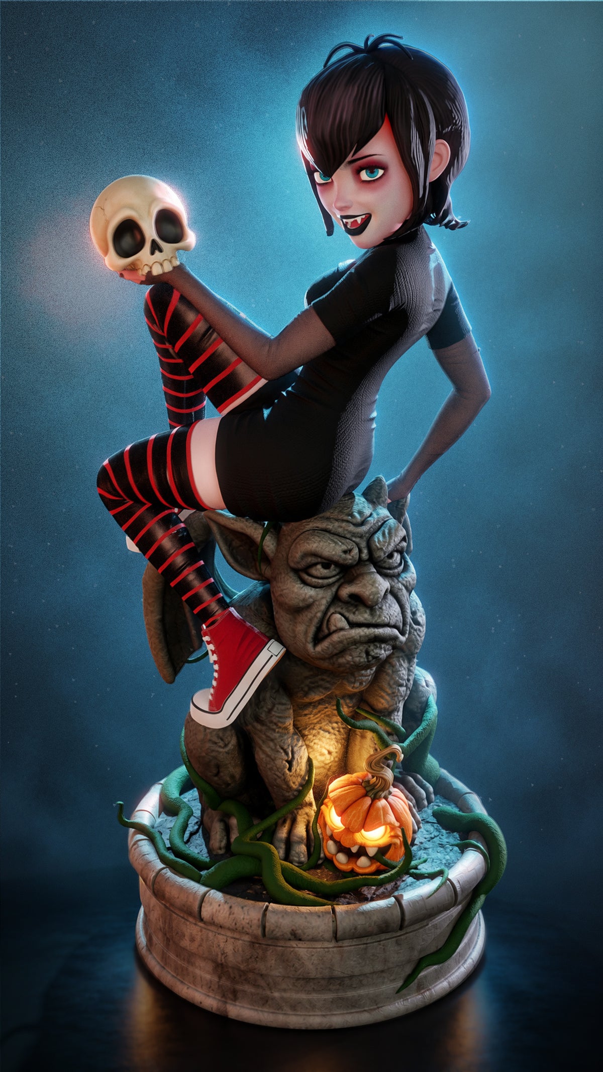 Mavis Sculpture (75mm to 500mm) - Unassembled/Unpainted/3D Print