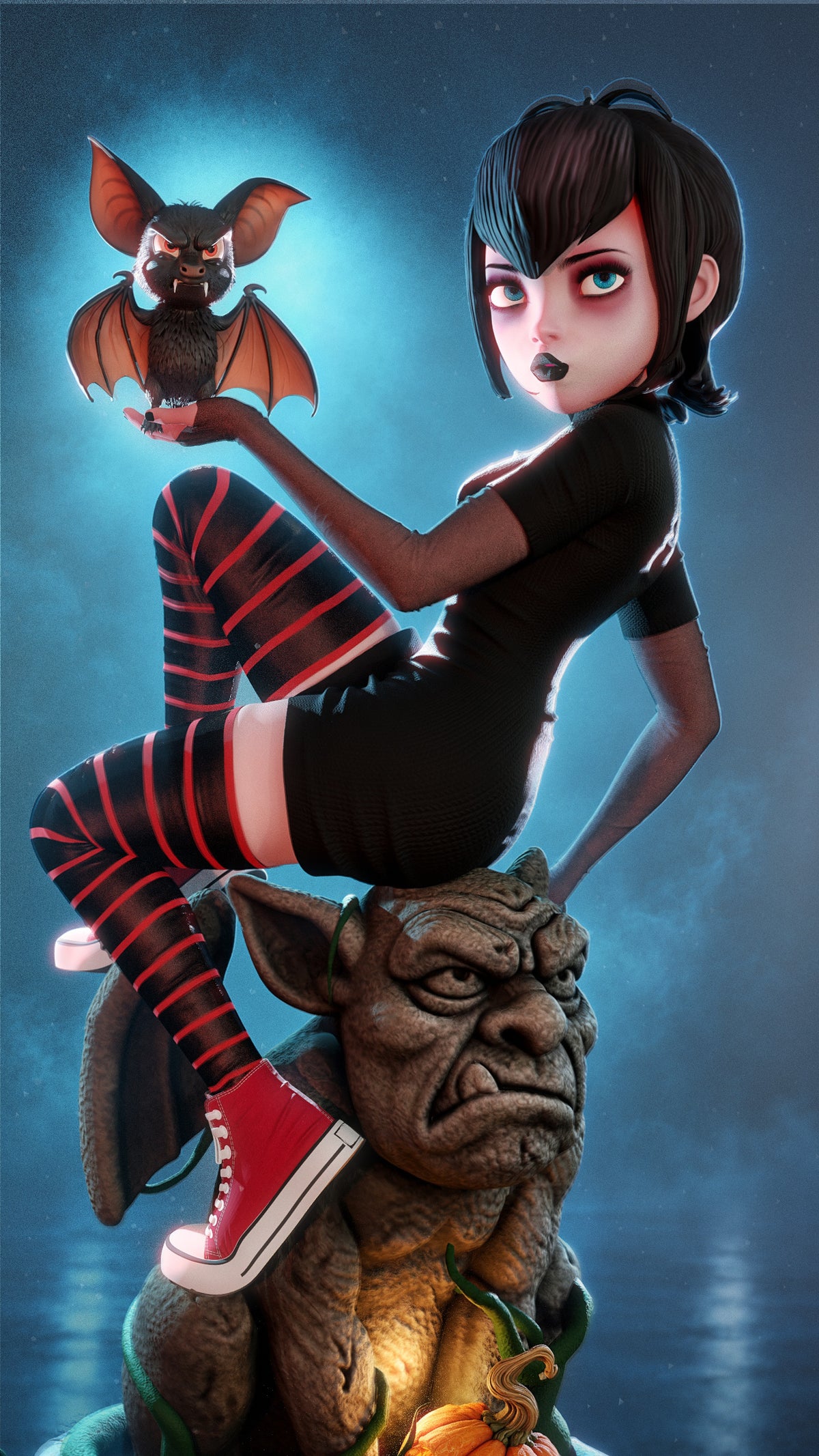 Mavis Sculpture (75mm to 500mm) - Unassembled/Unpainted/3D Print