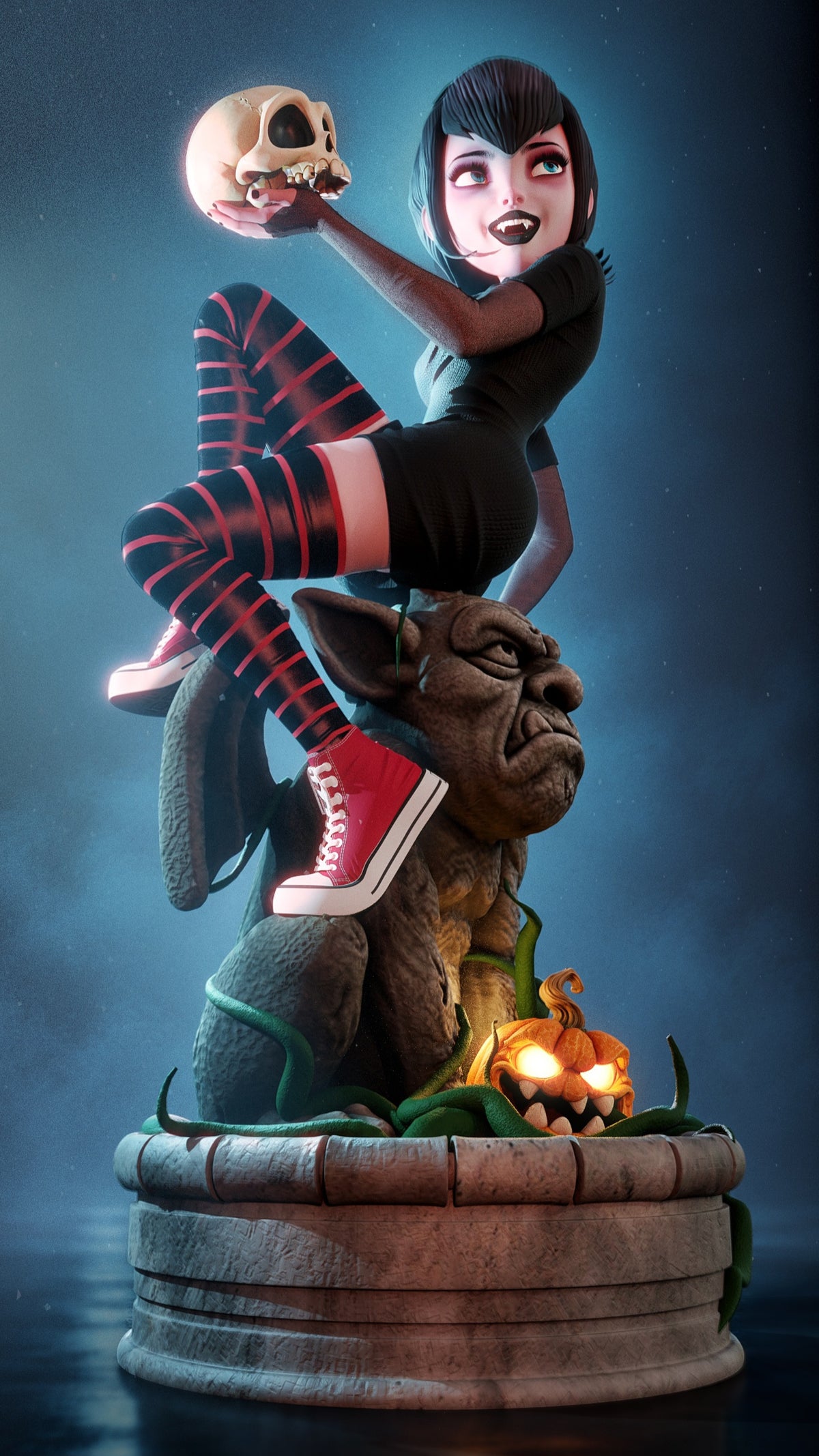 Mavis Sculpture (75mm to 500mm) - Unassembled/Unpainted/3D Print