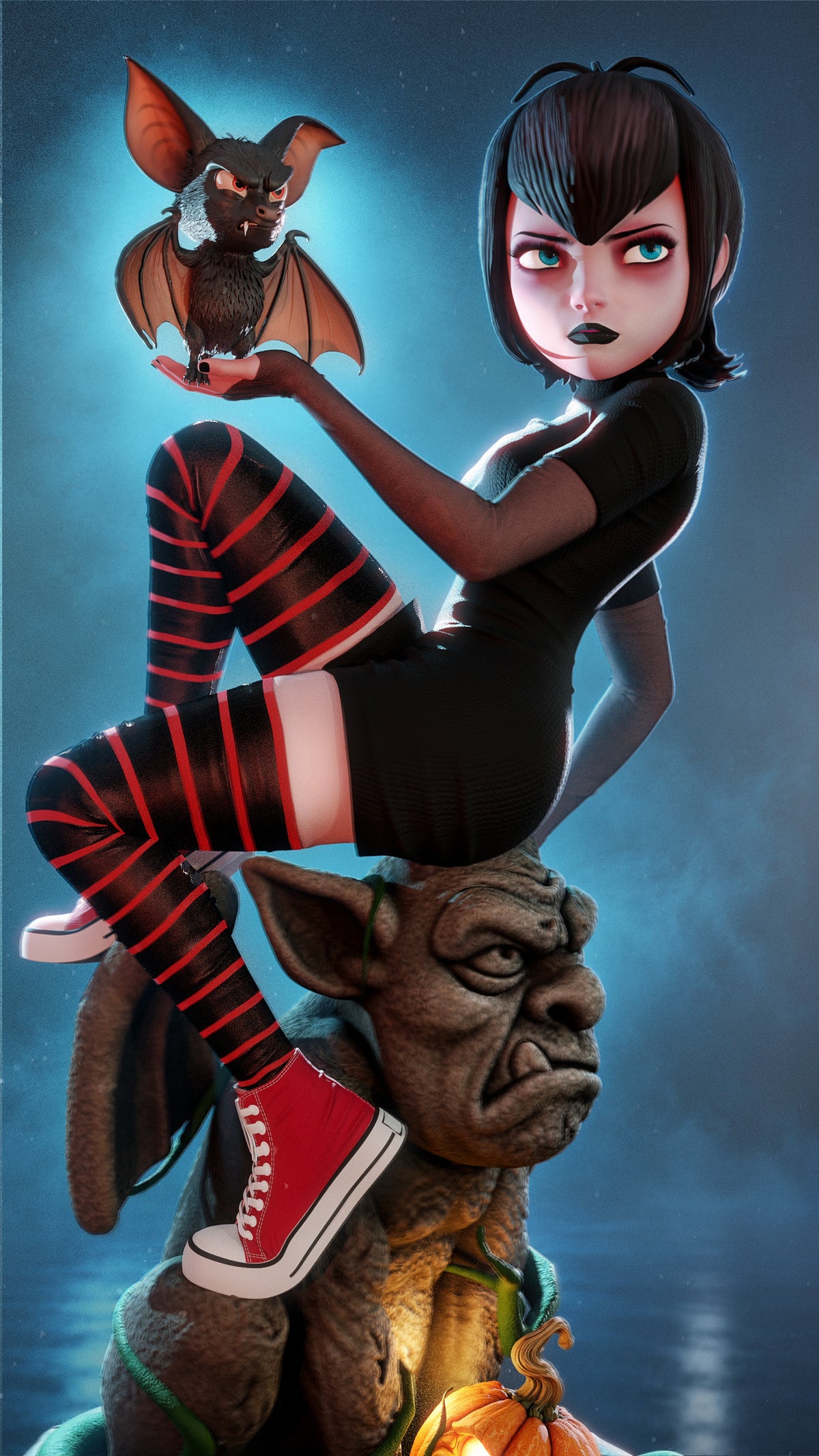 Mavis Sculpture (75mm to 500mm) - Unassembled/Unpainted/3D Print