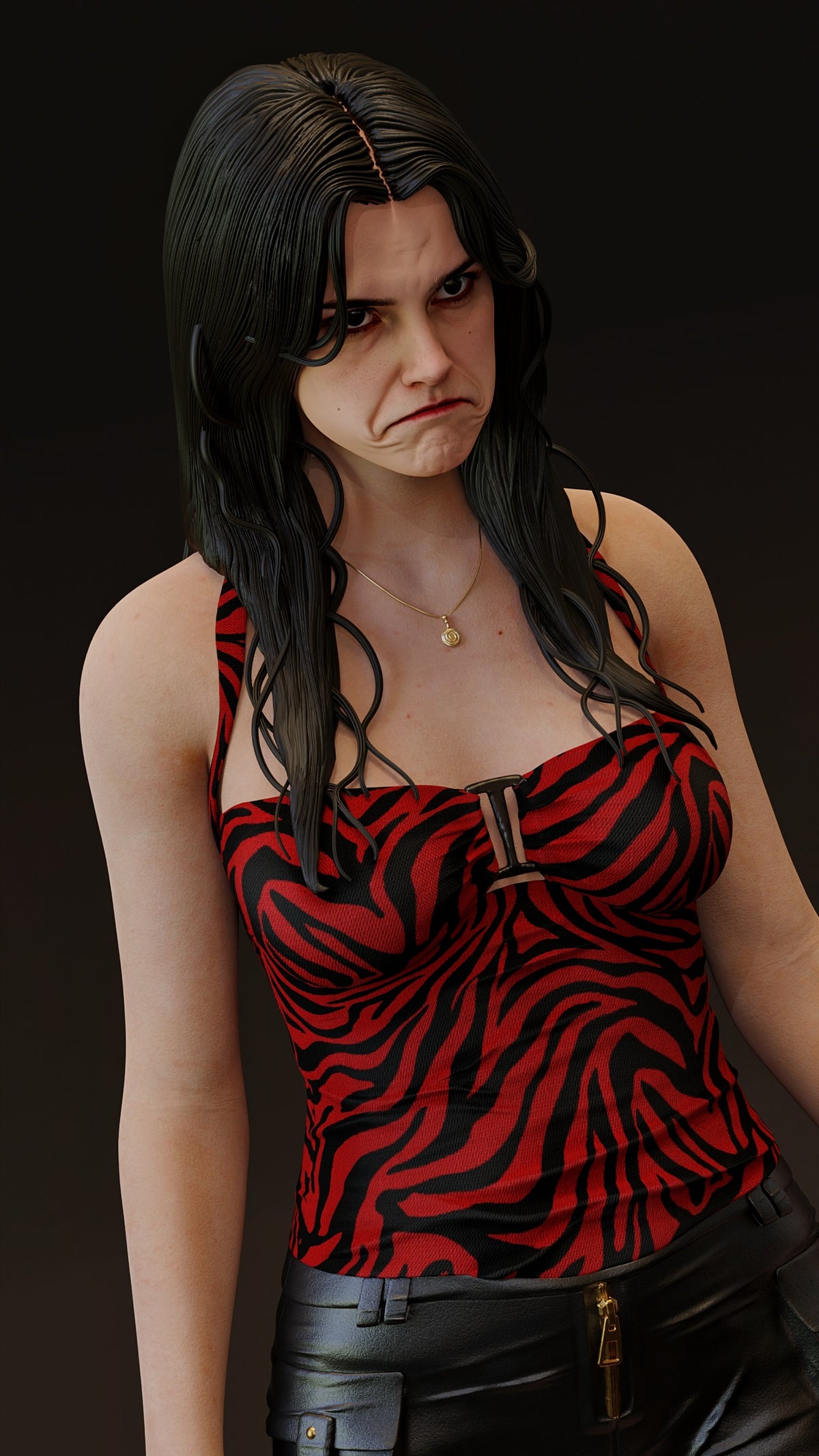 Obsessed with Nikki Sculpture (75mm to 500mm) - Unassembled/Unpainted/3D Print