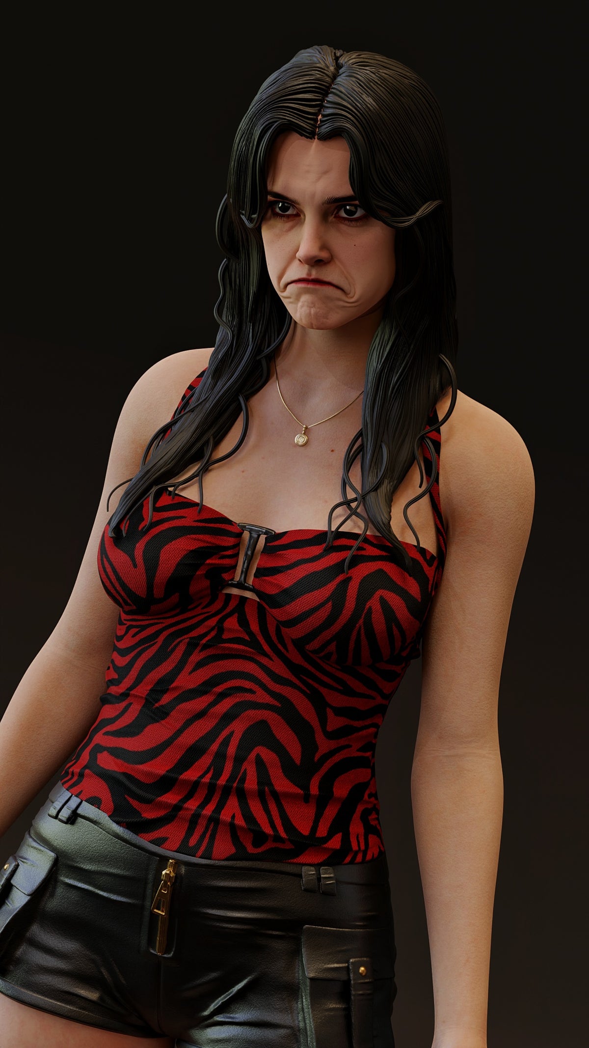 Obsessed with Nikki Sculpture (75mm to 500mm) - Unassembled/Unpainted/3D Print