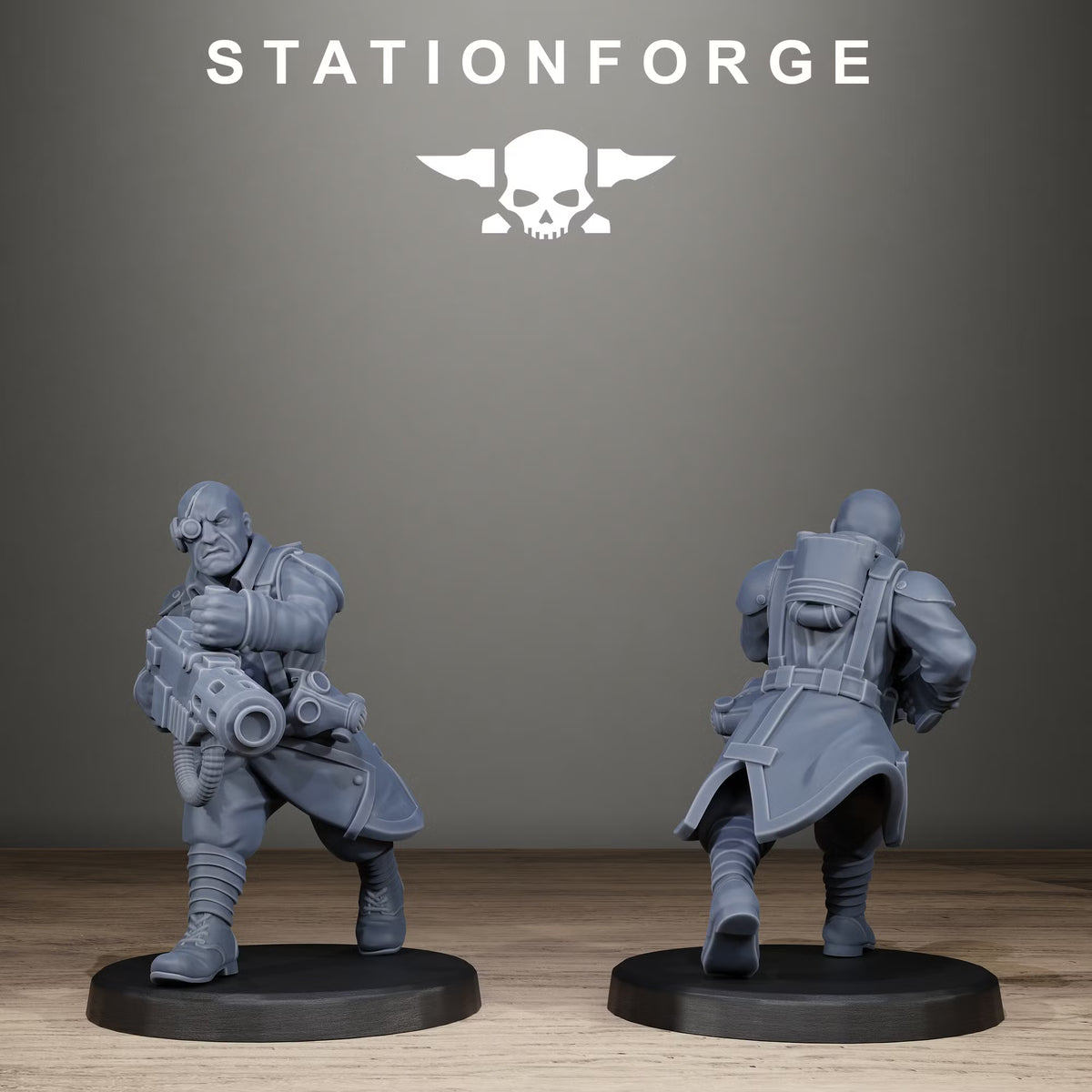 GrimGuard Unmasked Infantry (x10) - TTRPG - Wargaming - Grimdark