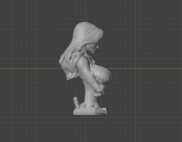 Starfire Bust (75mm to 500mm) - Unassembled/Unpainted/3D Print