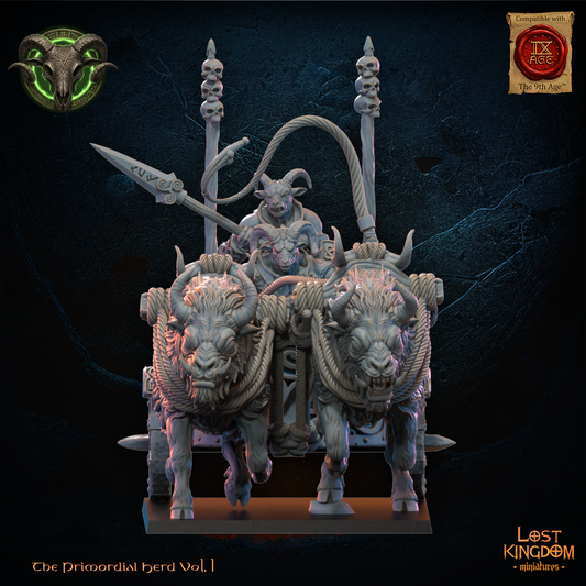 Raiding Chariot - Beast-Men - TTRPG - Wargaming - Mordheim - Dungeons and Dragons