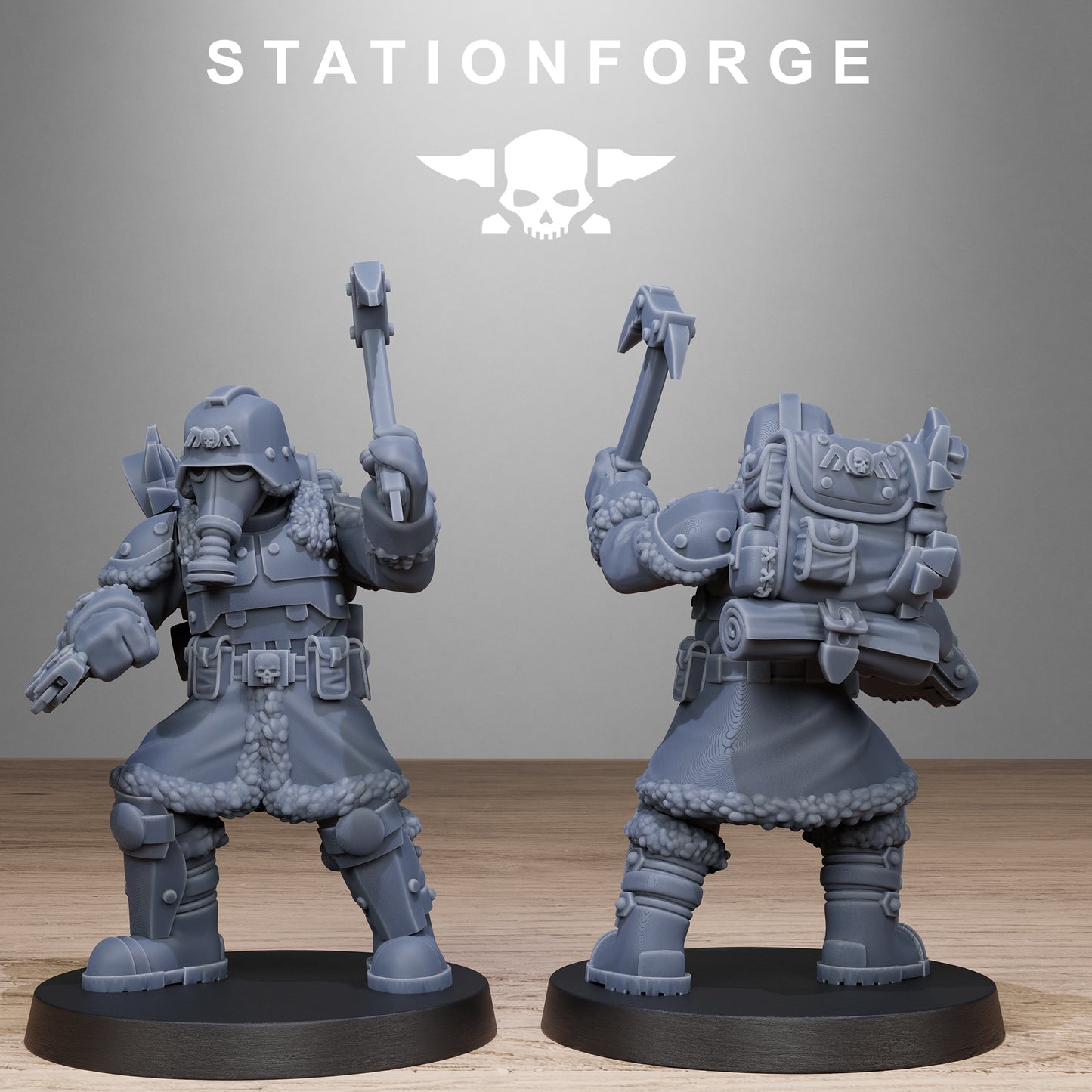 GrimGuard Frostwatch Patrol (x10) - TTRPG - Wargaming - Sci-Fi - Grimdark
