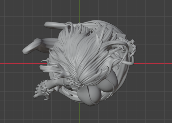 Black Cat Bust (75mm to 500mm) - Unassembled/Unpainted/3D Print