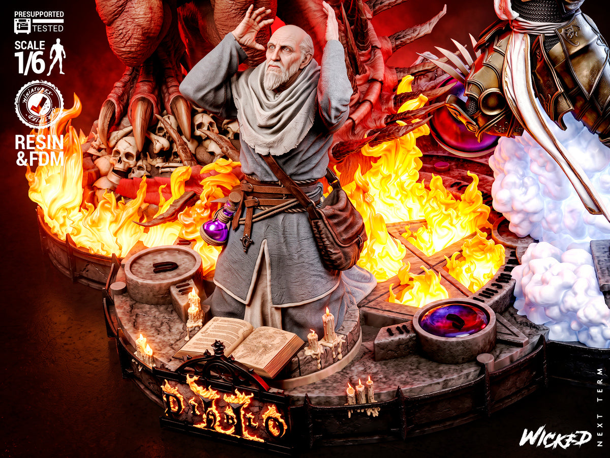 DIABLO II Diorama(75mm to 500mm) - Unassembled/Unpainted/3D Print
