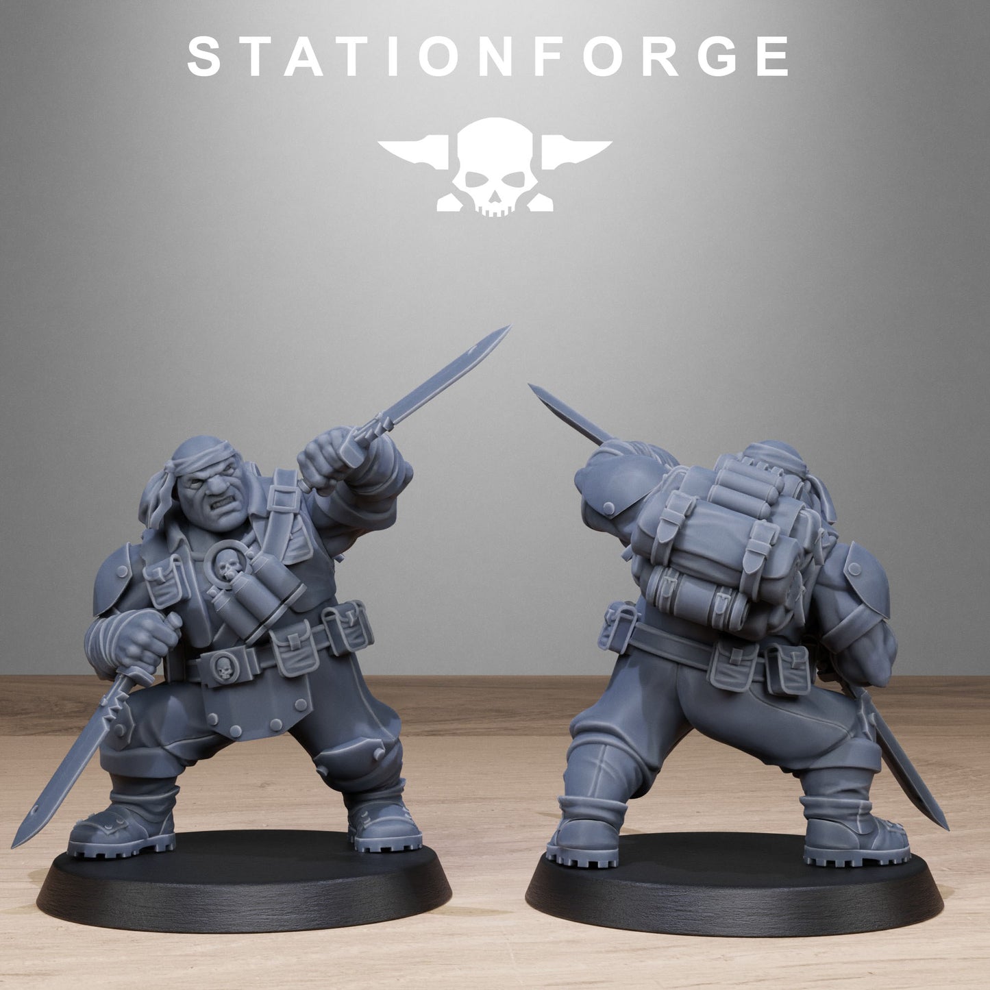 GrimGuard Jungle Fighter Mutants (x10) - TTRPG - Wargaming - Grimdark