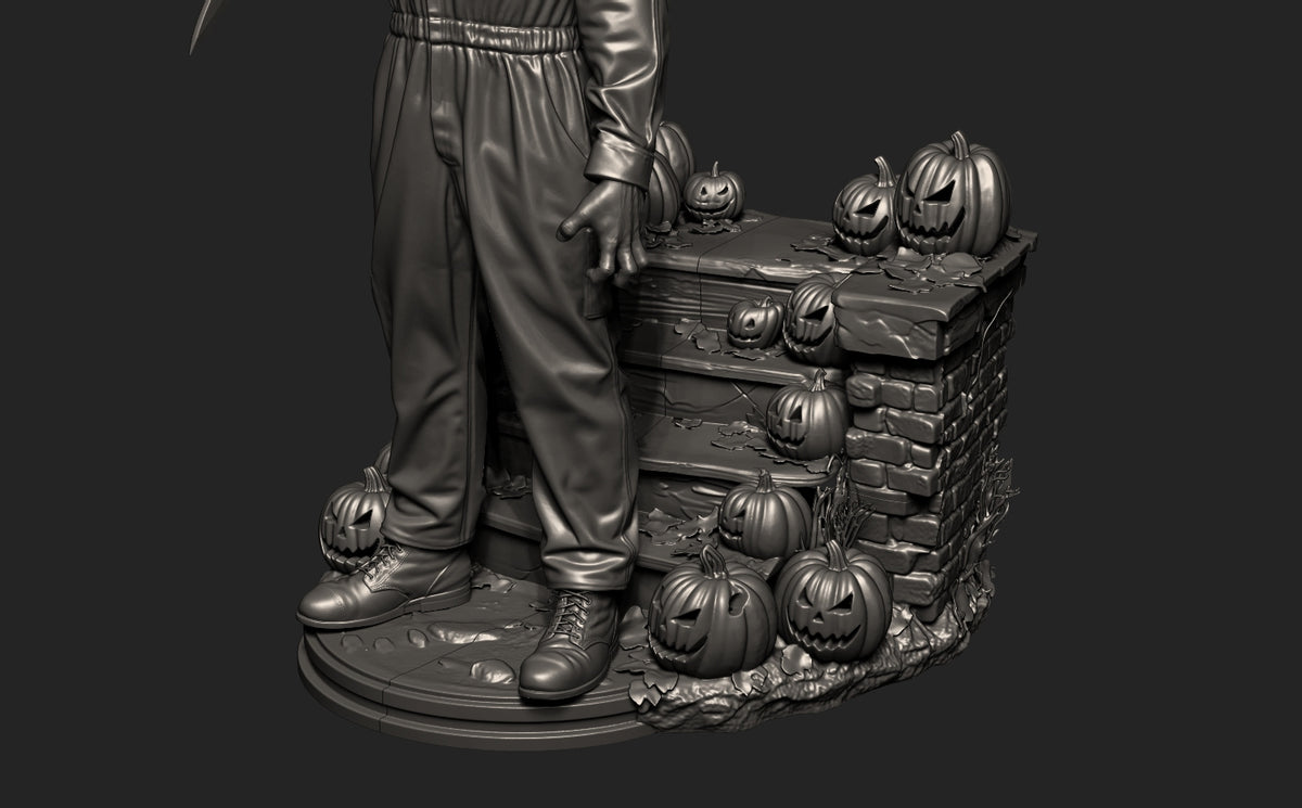 Michael Myers Sculpture(75mm to 500mm) - Unassembled/Unpainted/3D Print
