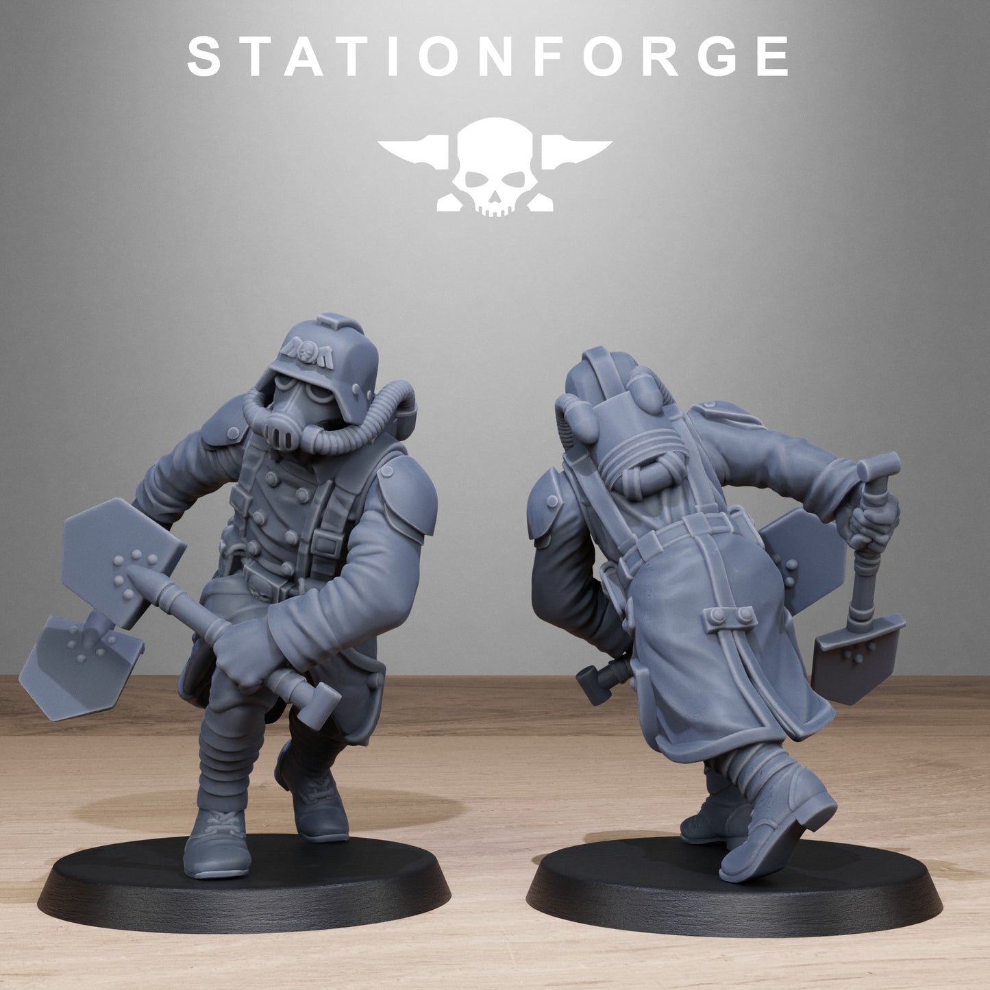 GrimGuard Radioactive Mutants (x10) - TTRPG - Wargaming - Grimdark