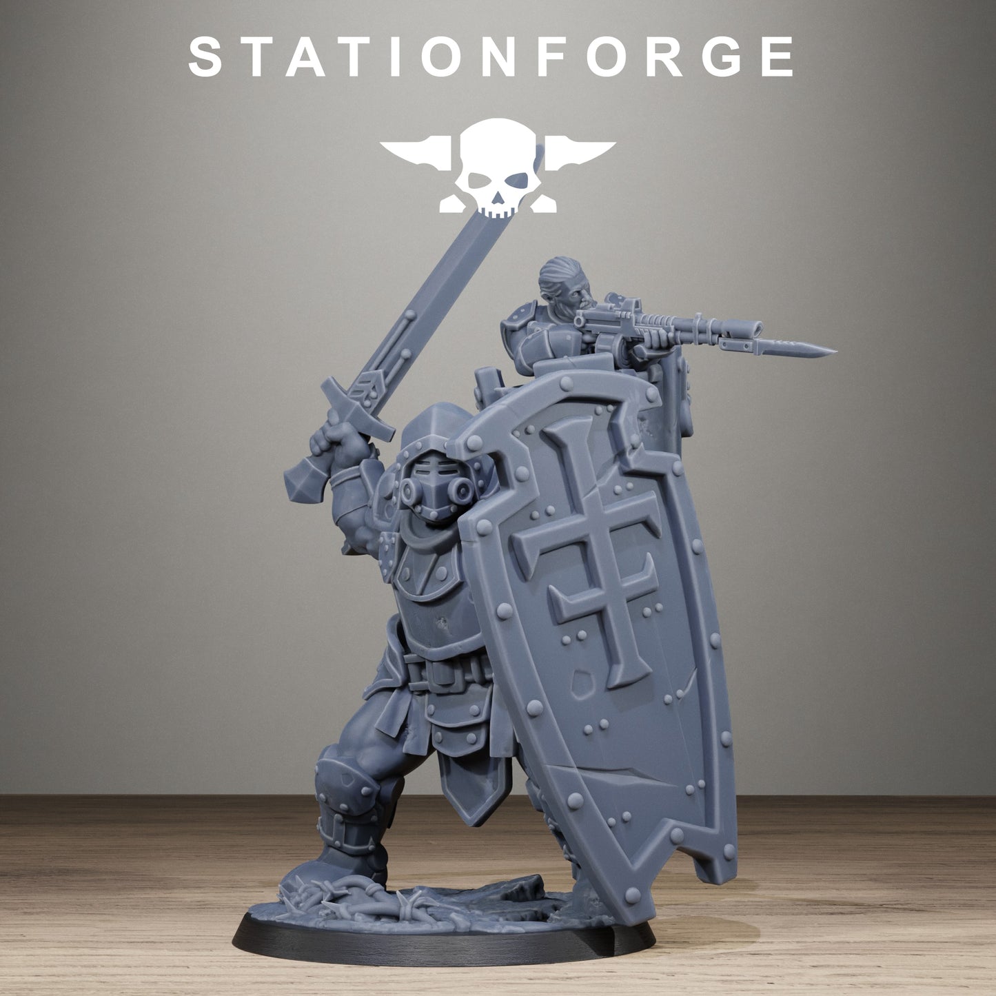 RoyalGuard Shield Bearer (x2) - TTRPG - Wargaming - Grimdark