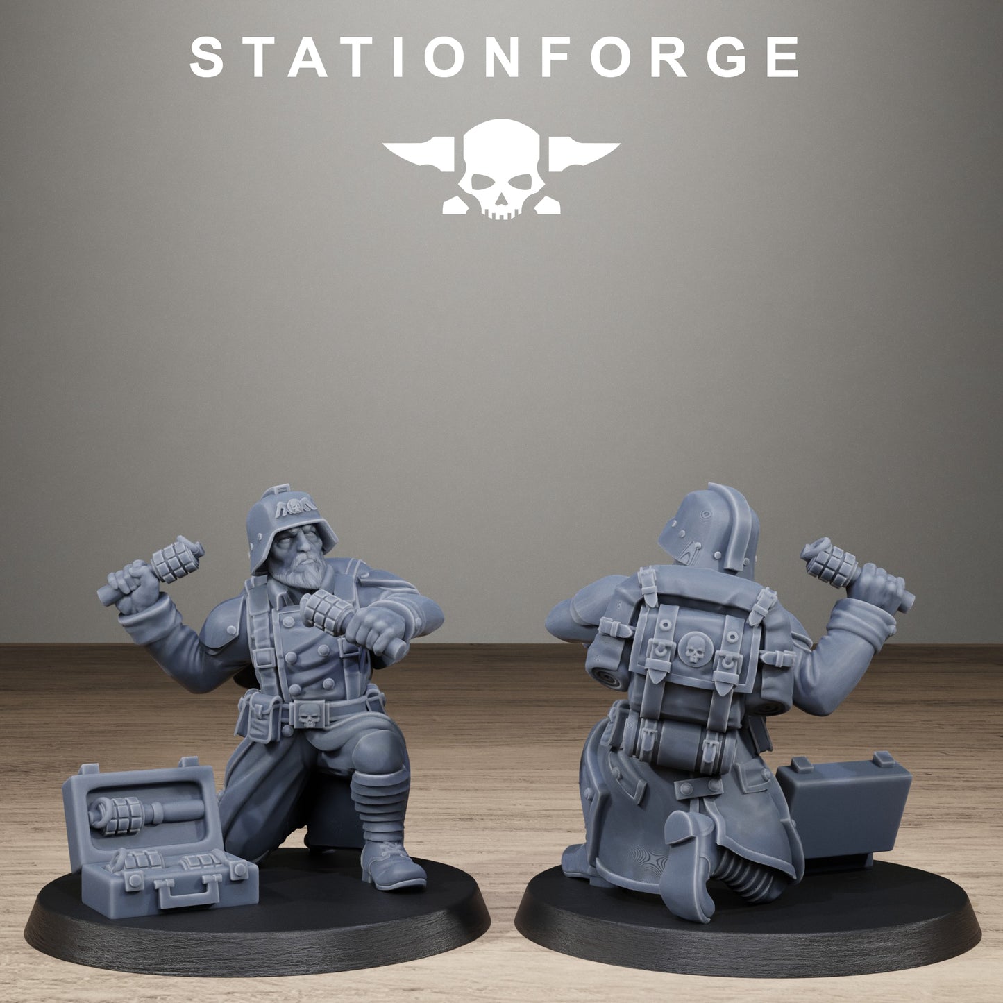 GrimGuard Trench Raiders (x10) - TTRPG - Wargaming - Grimdark