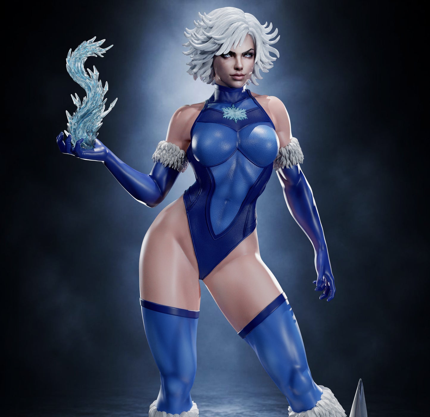 Killer Frost Sculpture (75mm to 500mm) - Unassembled/Unpainted/3D Print