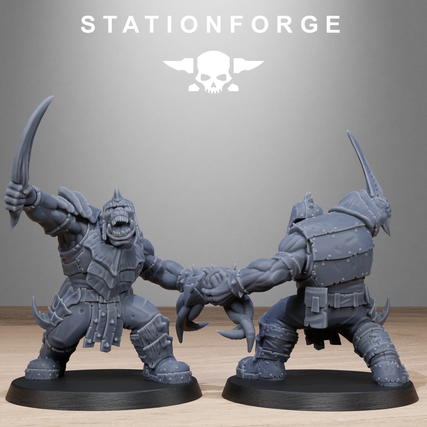 Orkaz Biotech Looters (x10) - by Station Forge - TTRPG - Wargaming - Grimdark