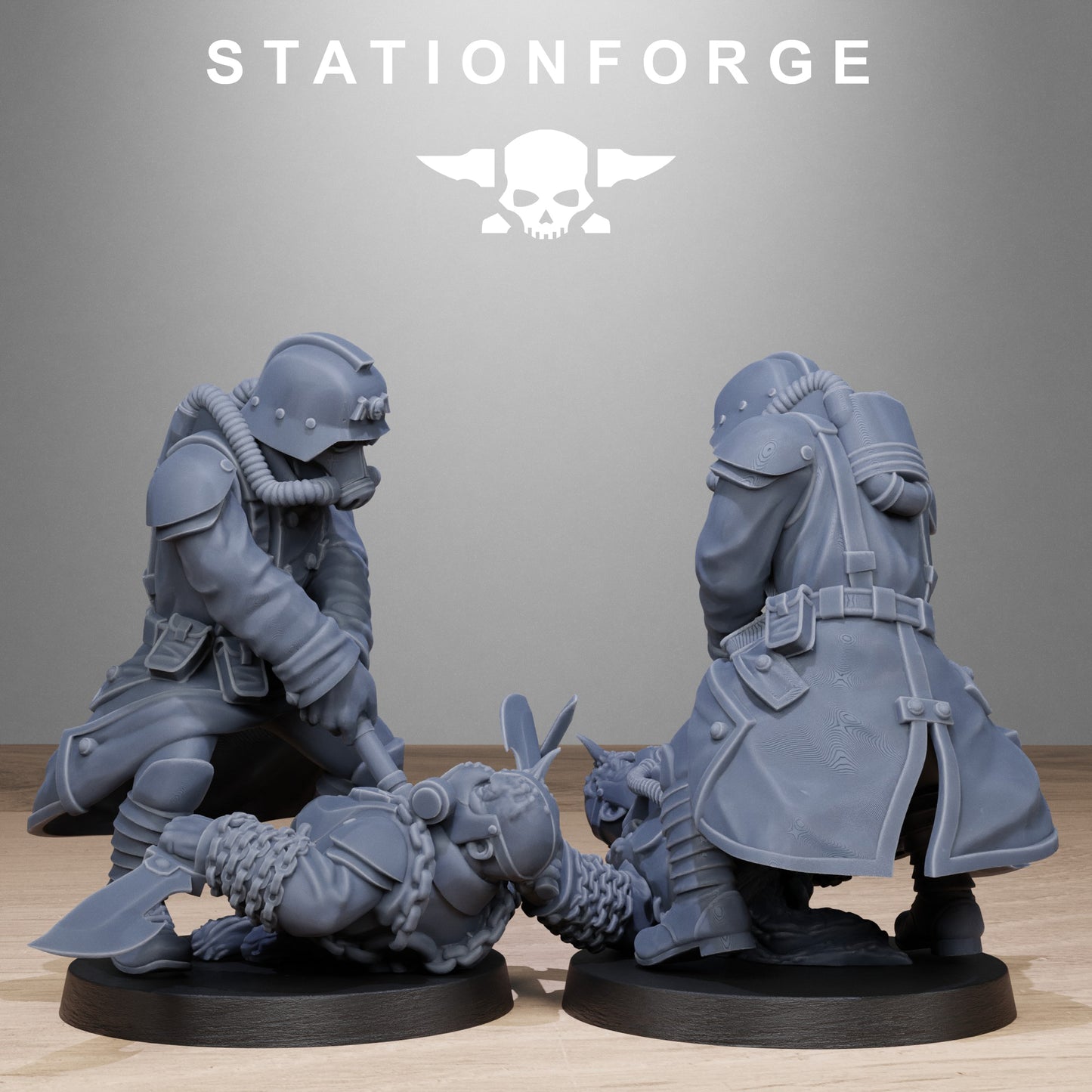 GrimGuard Shovel Fighter (x10) - TTRPG - Wargaming - Grimdark