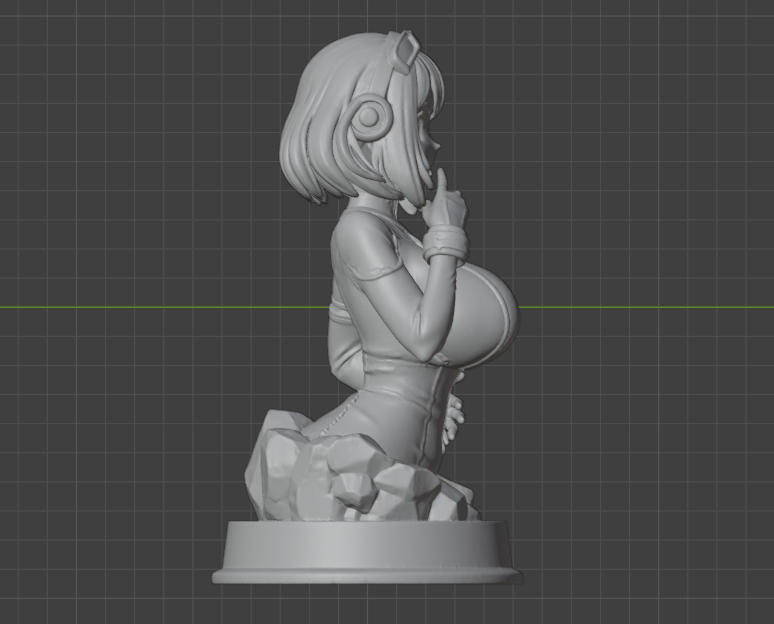 Yuichiro Uraraka Bust (75mm to 500mm) - Unassembled/Unpainted/3D Print