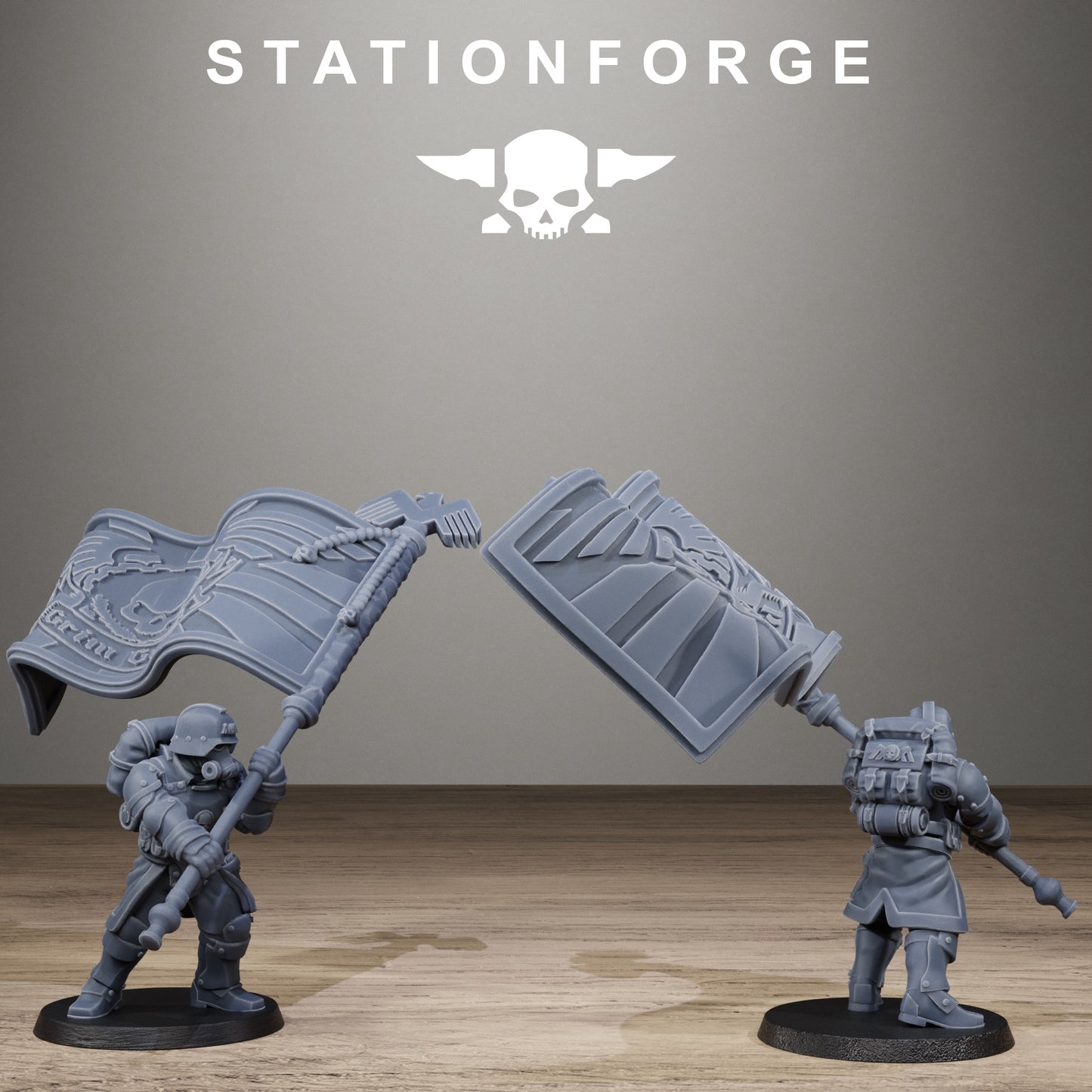 GrimGuard SteelClads (x10) - TTRPG - Wargaming - Grimdark