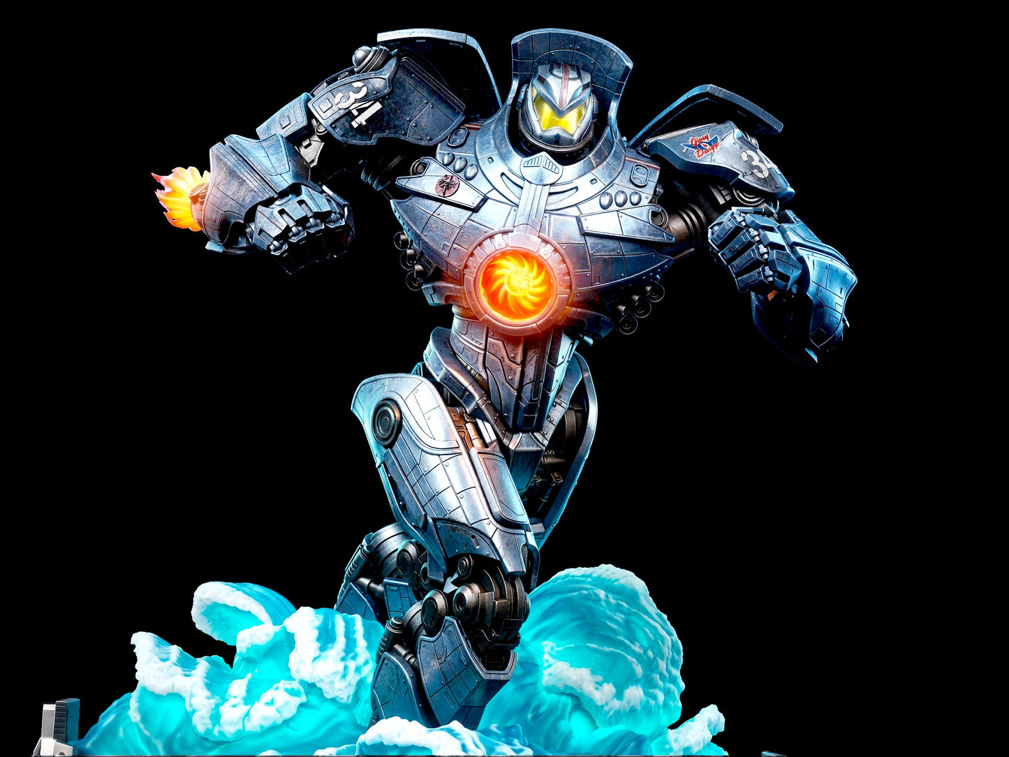 Gipsy Danger Sculpture(75mm to 500mm) - Unassembled/Unpainted/3D Print