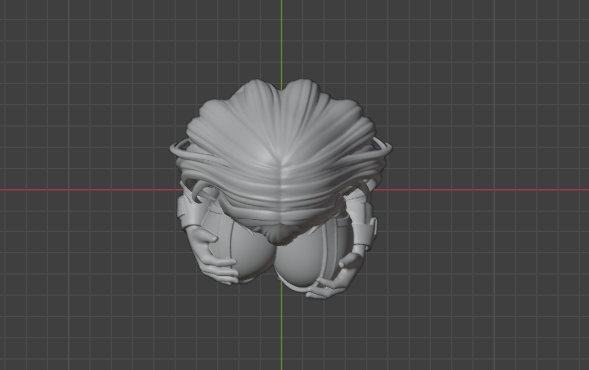 Uraraka Bust(75mm to 500mm) - Unassembled/Unpainted/3D Print